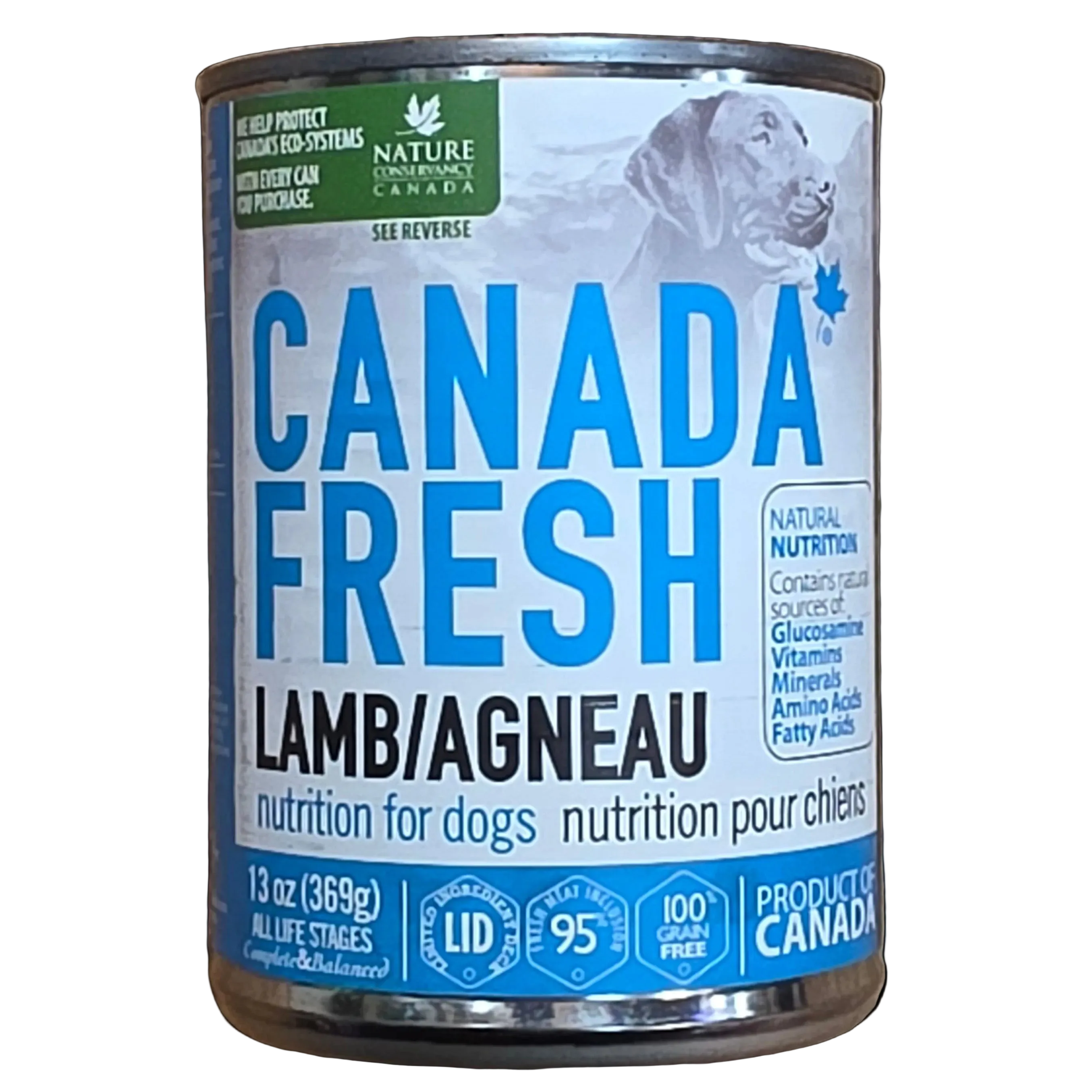 Canada Fresh, All Life Stages Dog Food, Lamb Formula, 13oz can