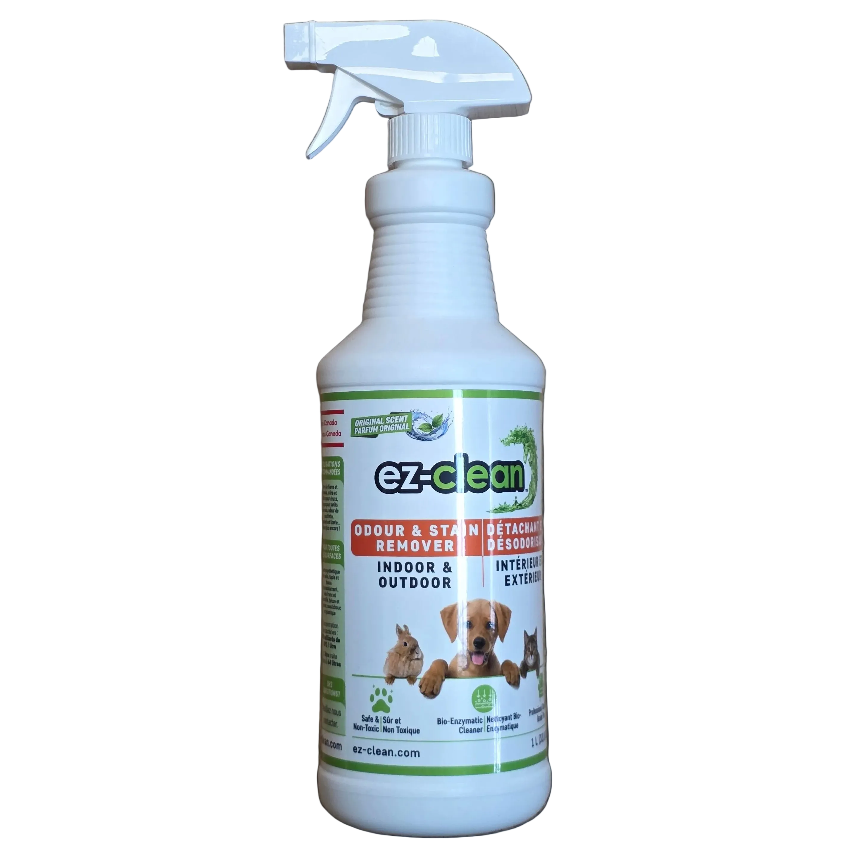 ez-clean Odor & Stain Remover, Indoor & Outdoor, All Pets, Spray Bottle