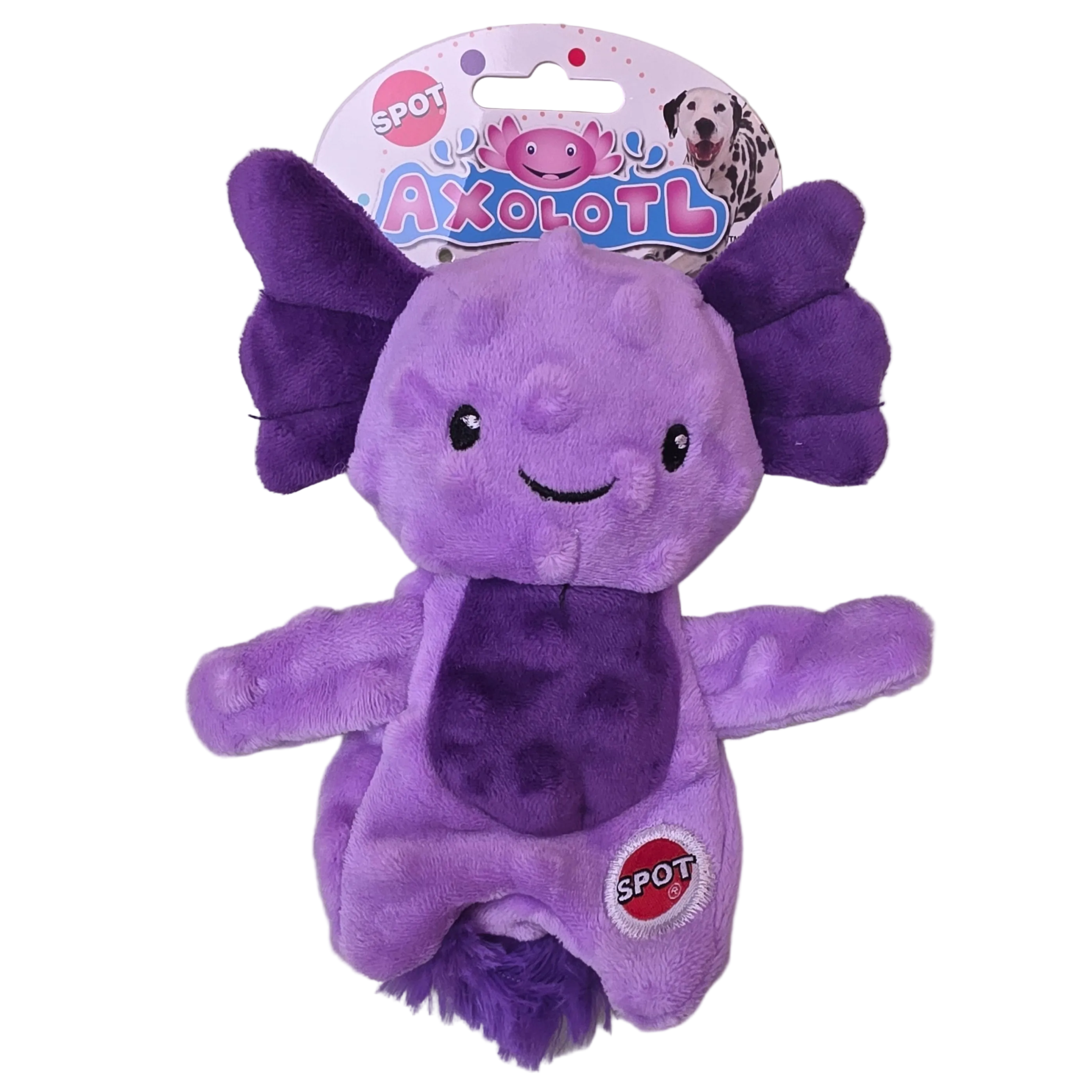 Spot Axolotl Plush Dog Toy, 6"
