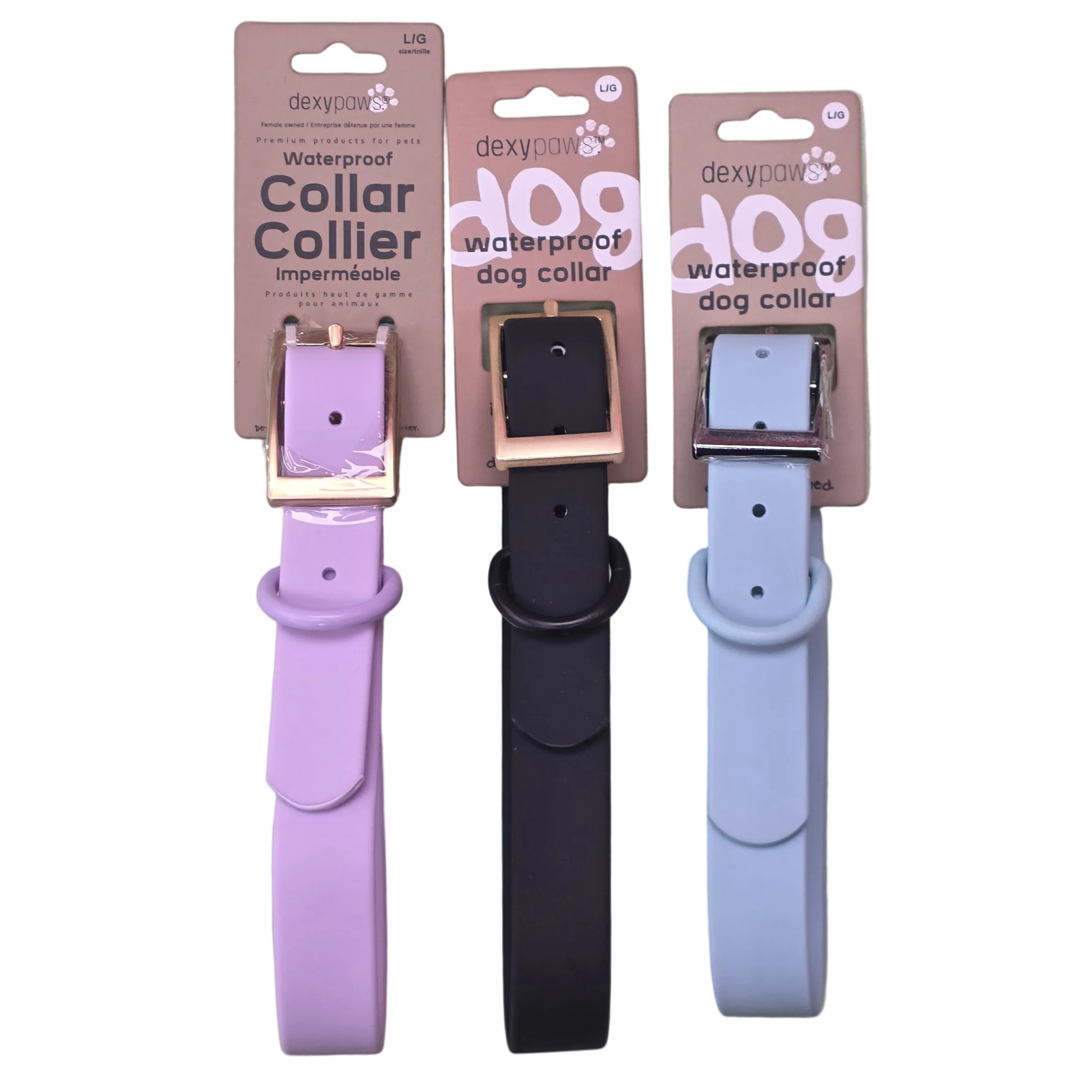 DexyPaws Waterproof Dog Collar