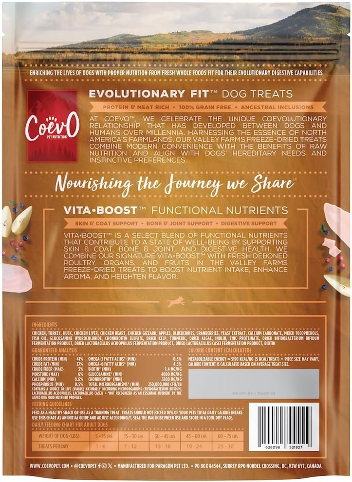 COEVO Freeze-Dried Raw Dog Treats