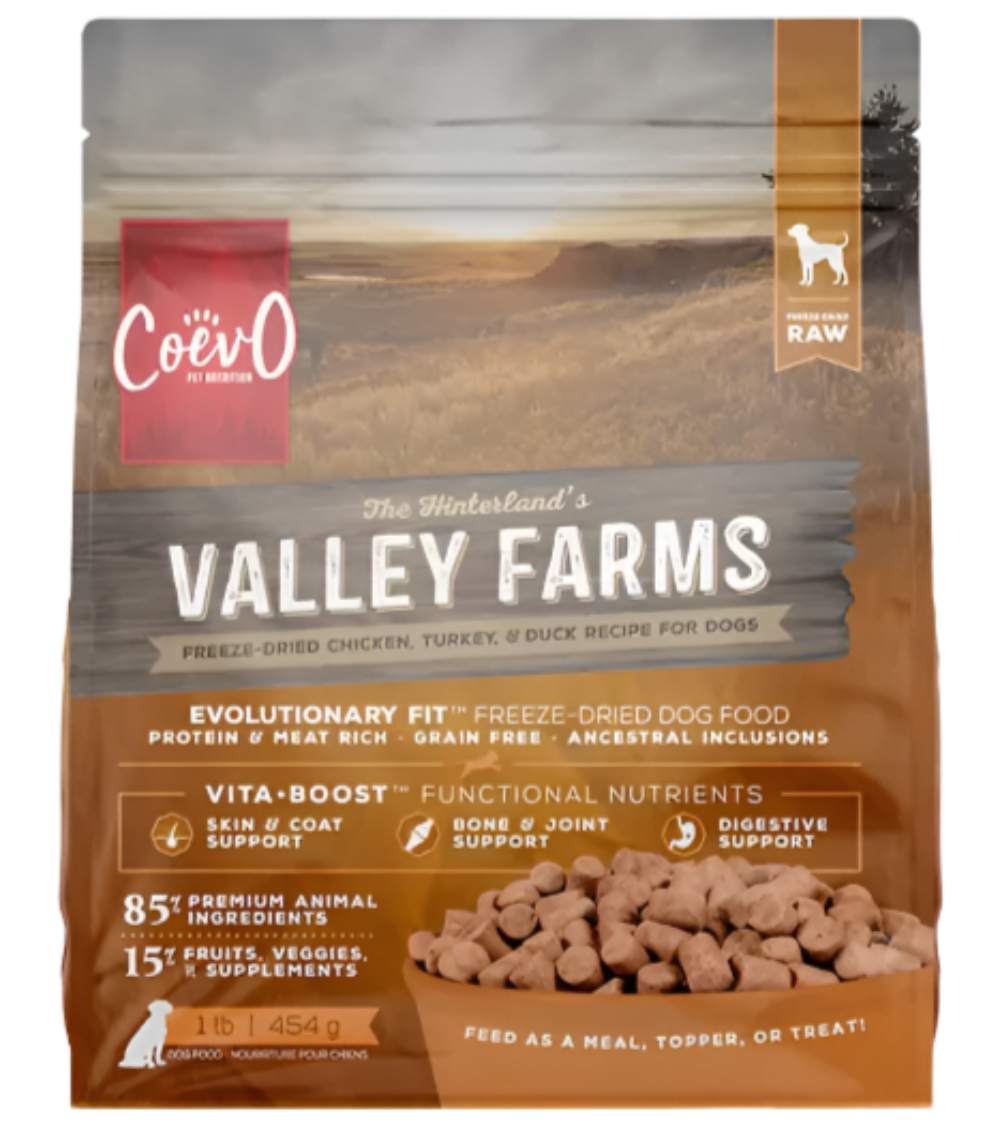 COEVO Freeze-Dried Raw Dog Food, 454g