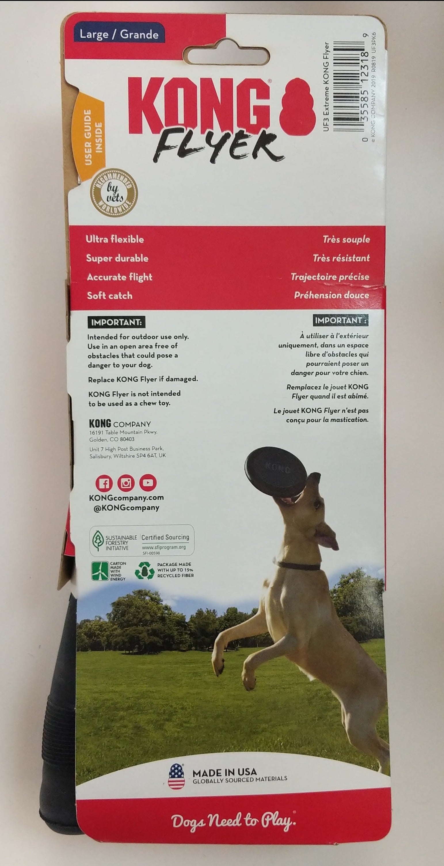 KONG Flyer, Extreme, Large