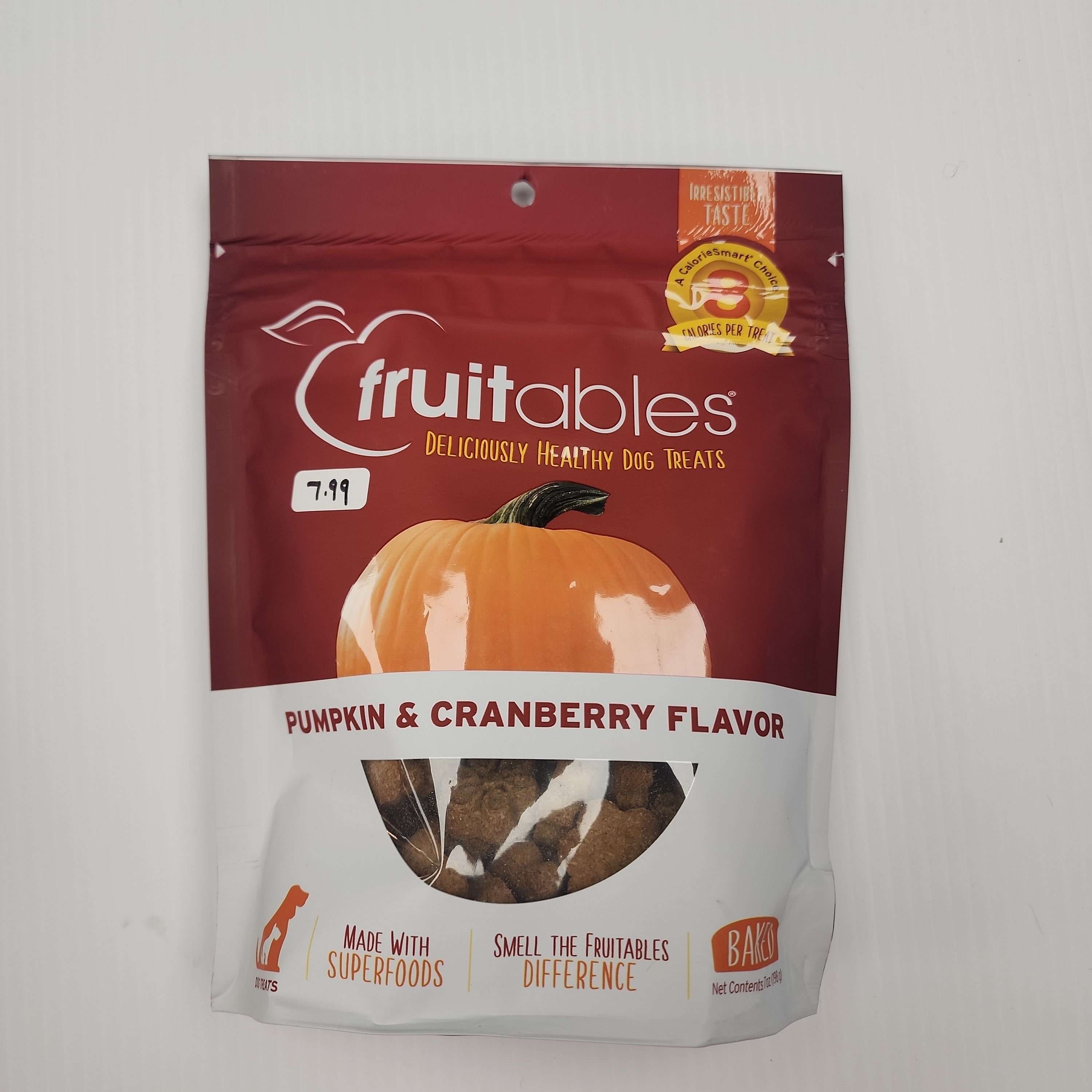 Fruitables Saveur de citrouille et de canneberge 7 oz