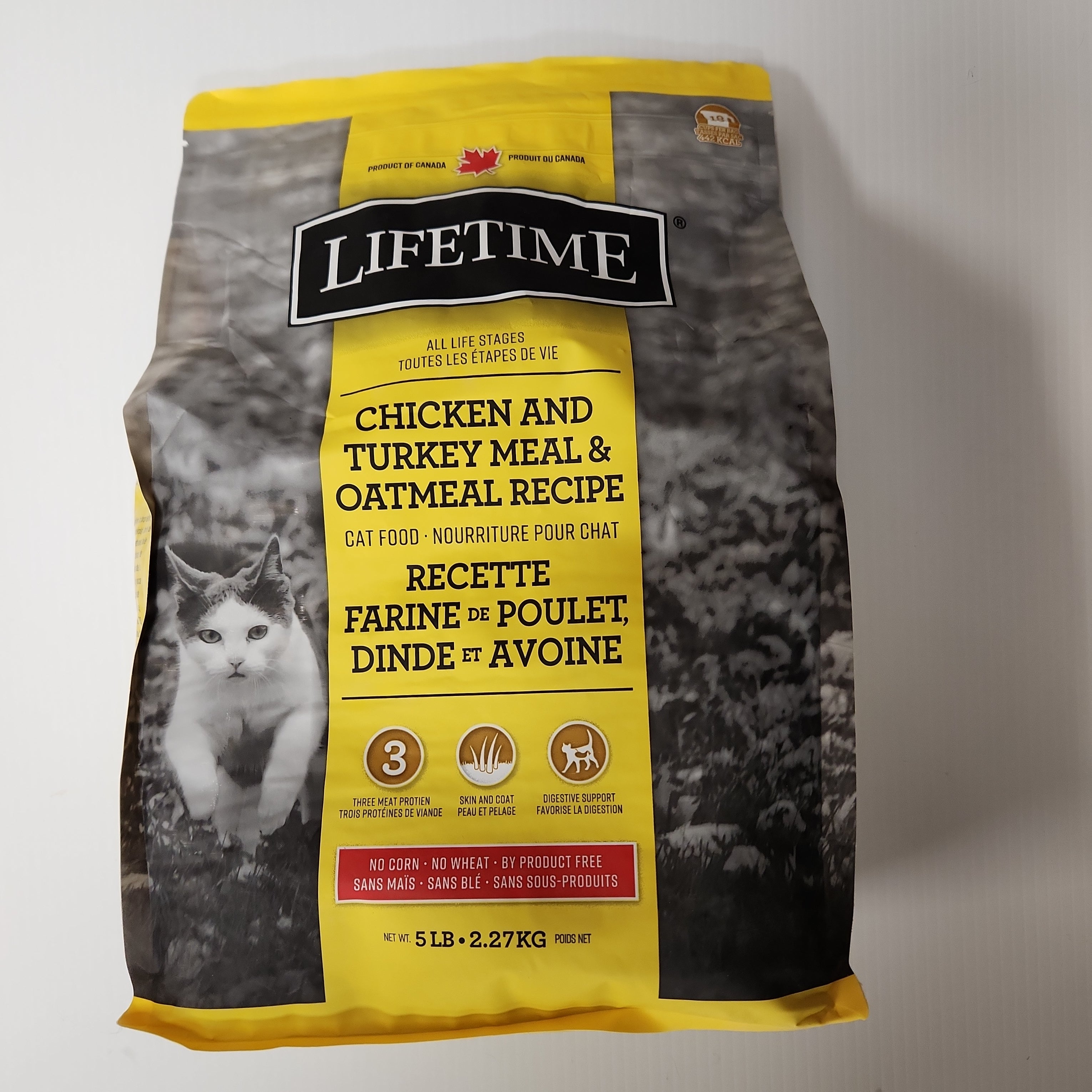 Lifetime Chicken Turkey with Oatmeal Recipe All Life Stages Cat