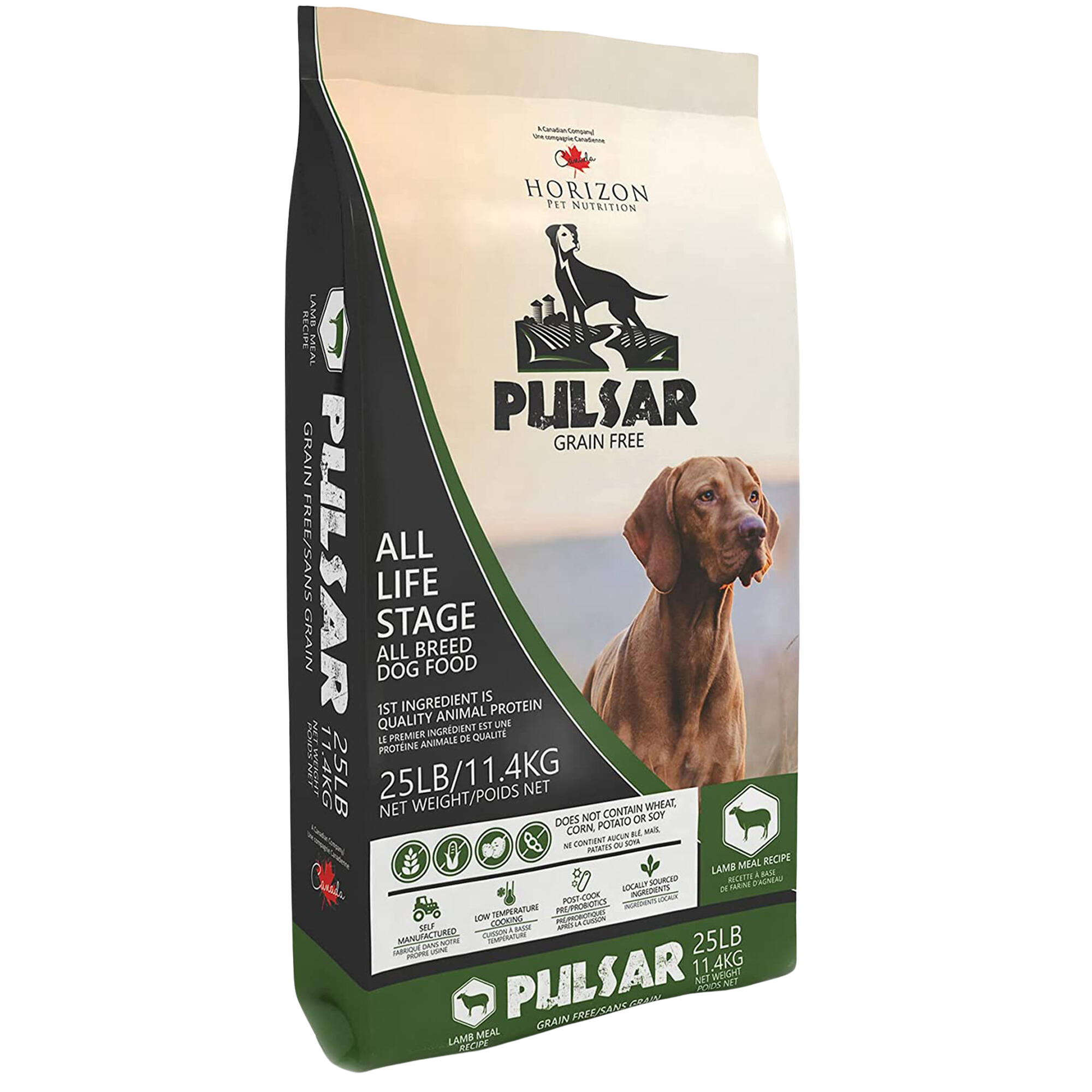 Pulsar All Life Stage, All Breed Dog Food, Grain-Free, Lamb Meal Recipe