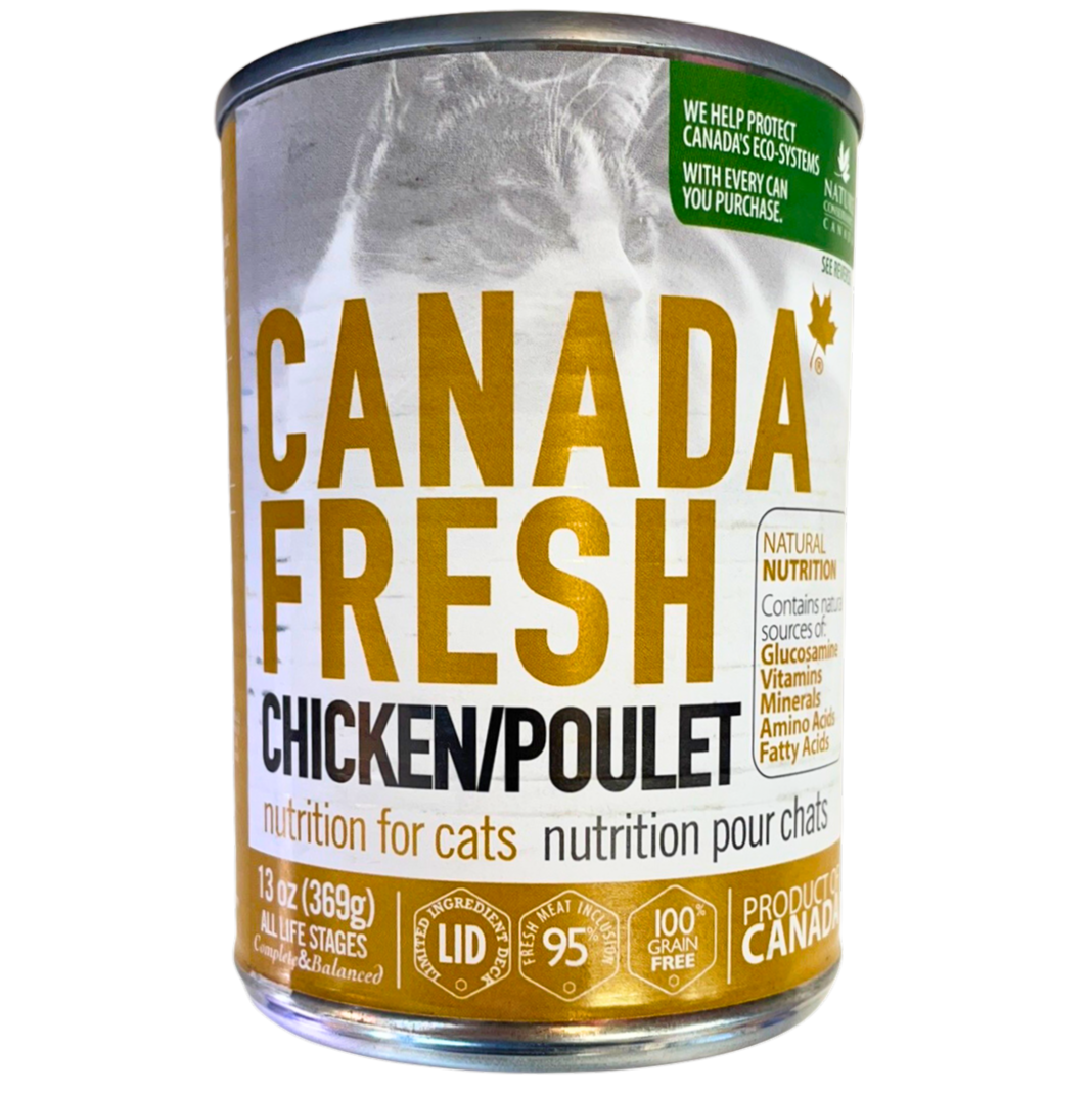 * Nourriture fraîche en conserve pour chats PetKind Canada, poulet