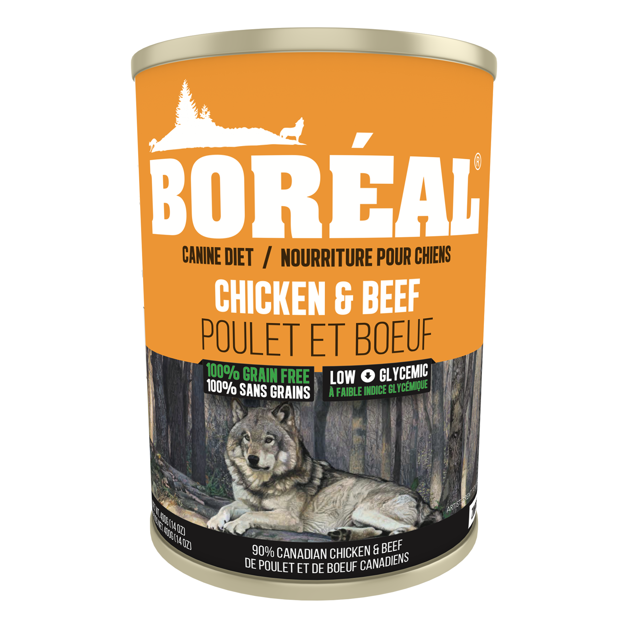 Boréal Functional Canned Dog Food, Grain-Free, Big Bear Chicken & Beef LP⁸