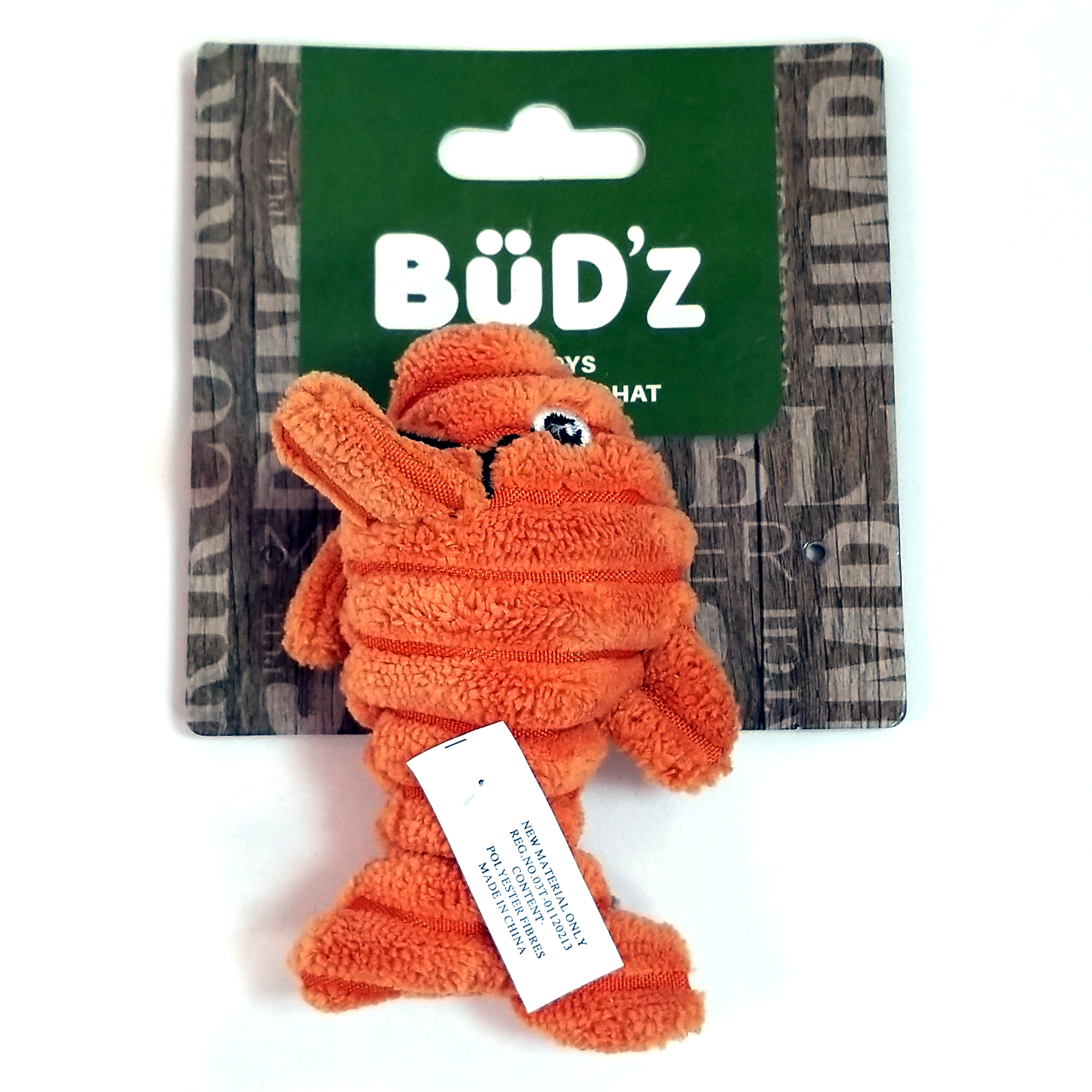 BüD’z Cat Toy, Gold Fish Crinkle, 4.5"