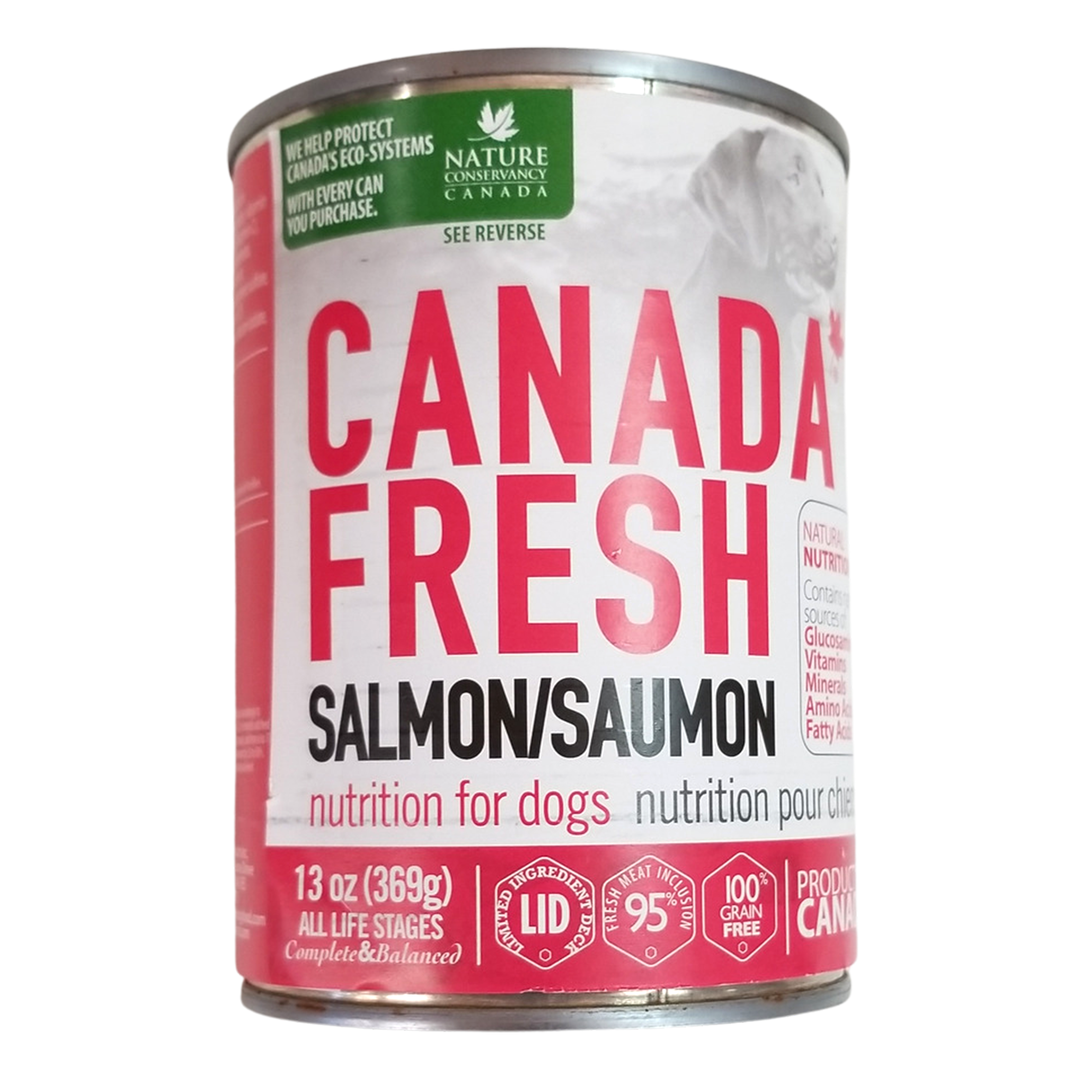 Canada Fresh Canned Dog Food, Grain-Free, Salmon, 13oz