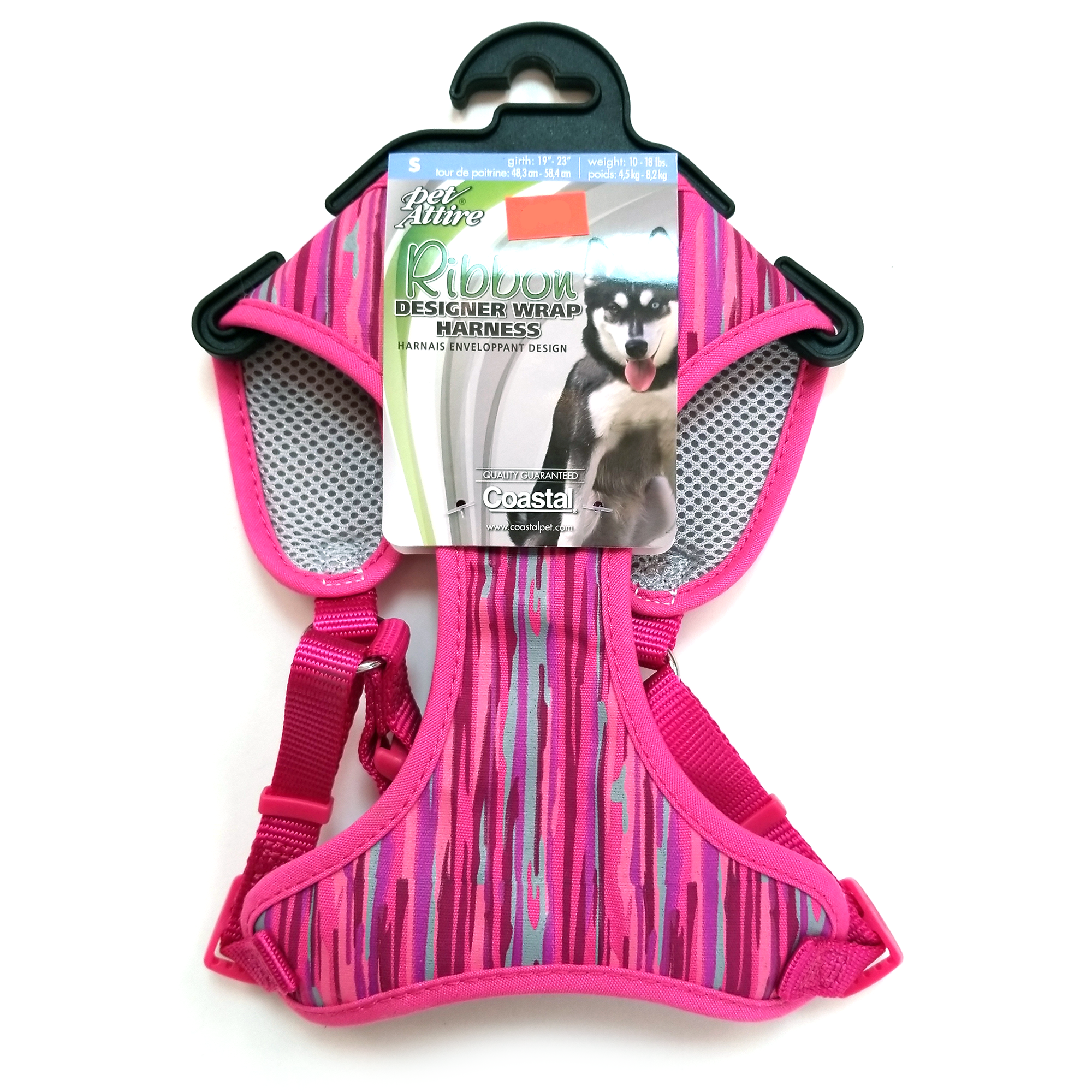 Harnais de ruban côtier, flamant rose, (petit)