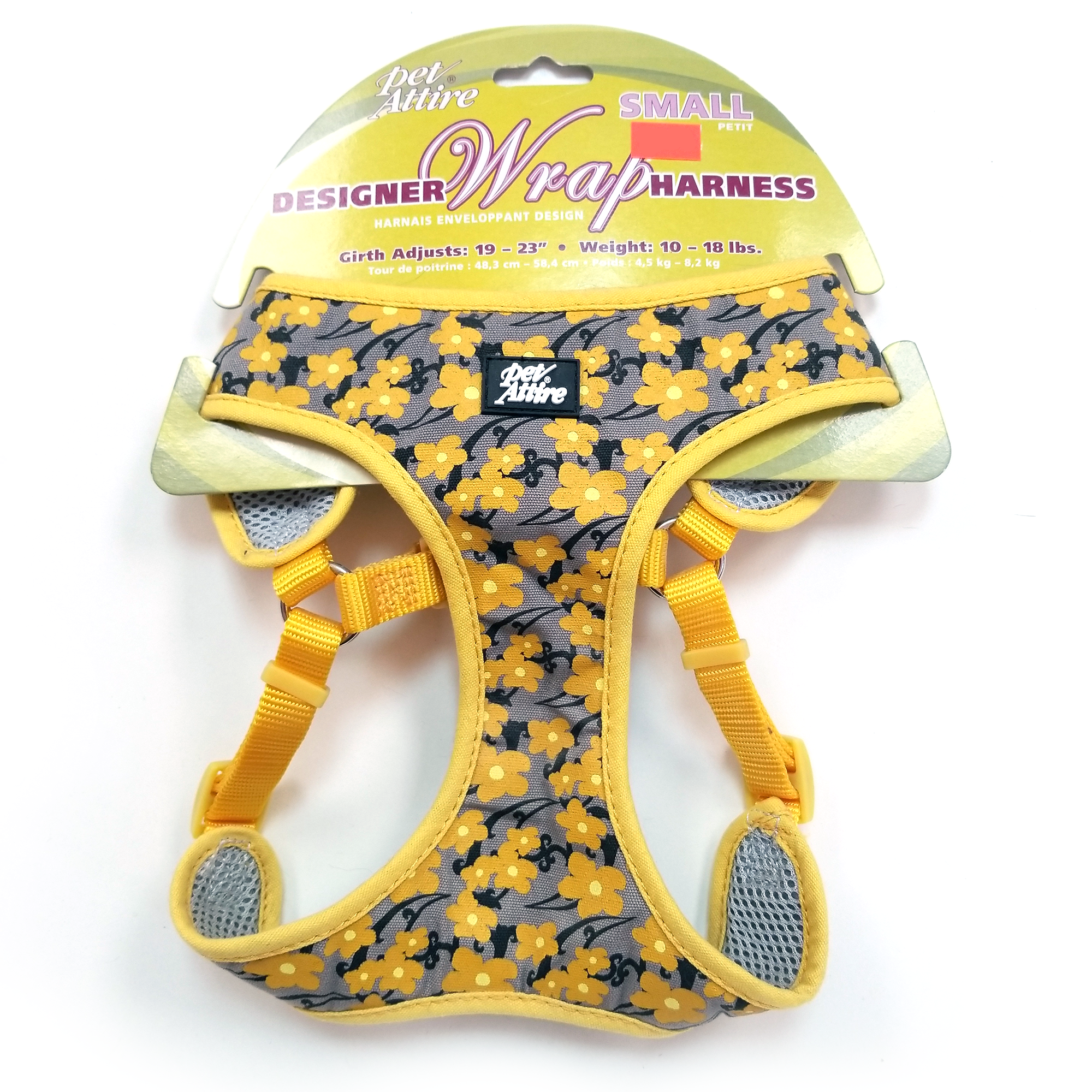 Coastal Ribbon Harness, Yellow Buttercup (XXS, XS, S)