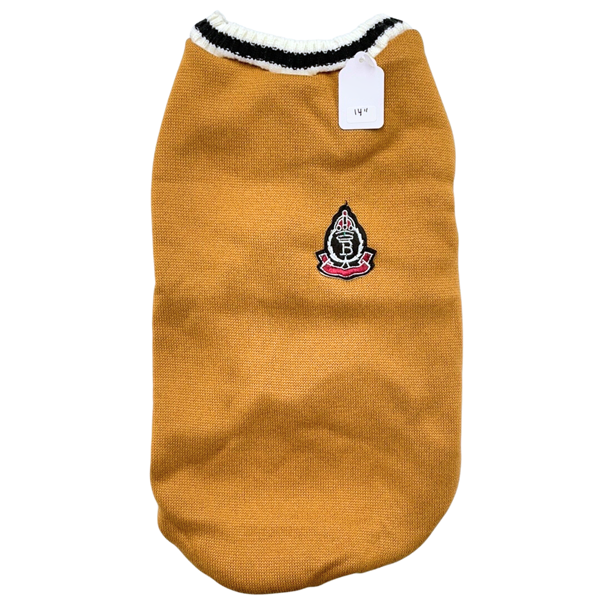 Pull pour chien doublé en polaire à crête