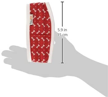 Collier de refroidissement FouFit rouge petit pour le stress thermique et les voies respiratoires restreintes dues à la chaleur