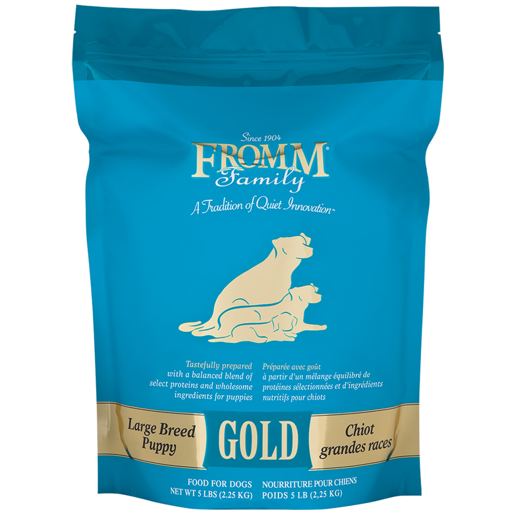 Famille Fromm, chiot de grande race Gold