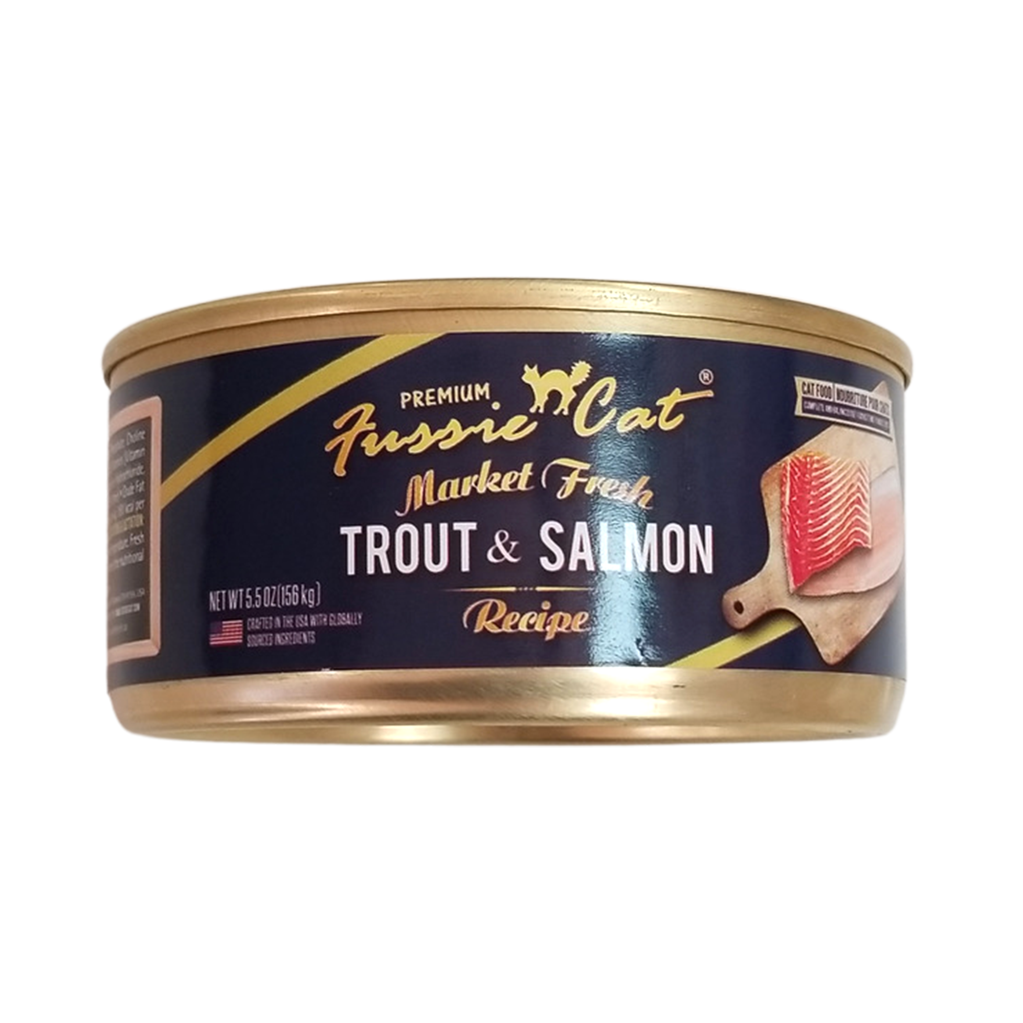 Fussie Cat Nourriture en conserve pour chat, recette de truite et de saumon, 5,5 oz