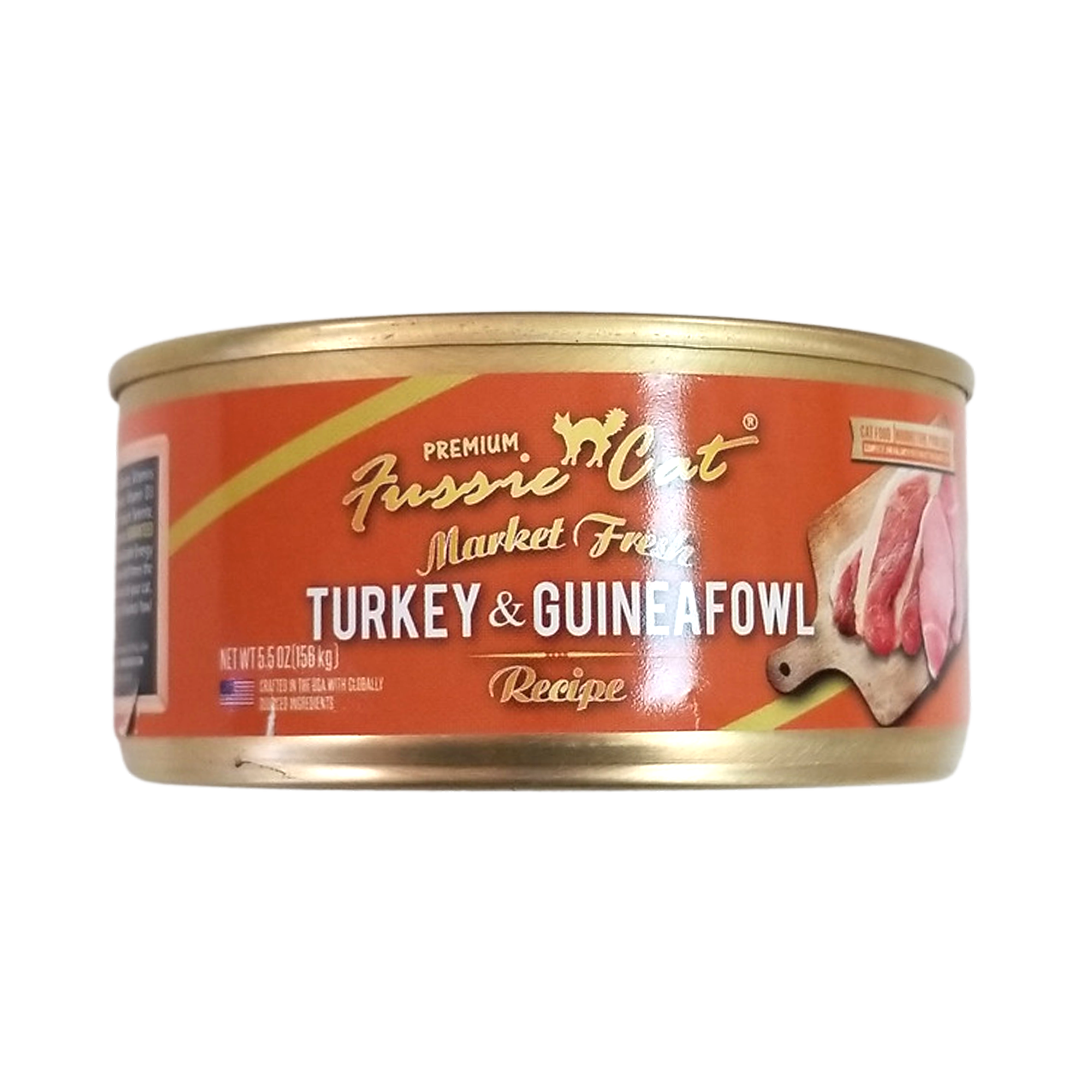 Fussie Cat Canned Cat Food Turkey Guineafowl Recipe 5.5oz