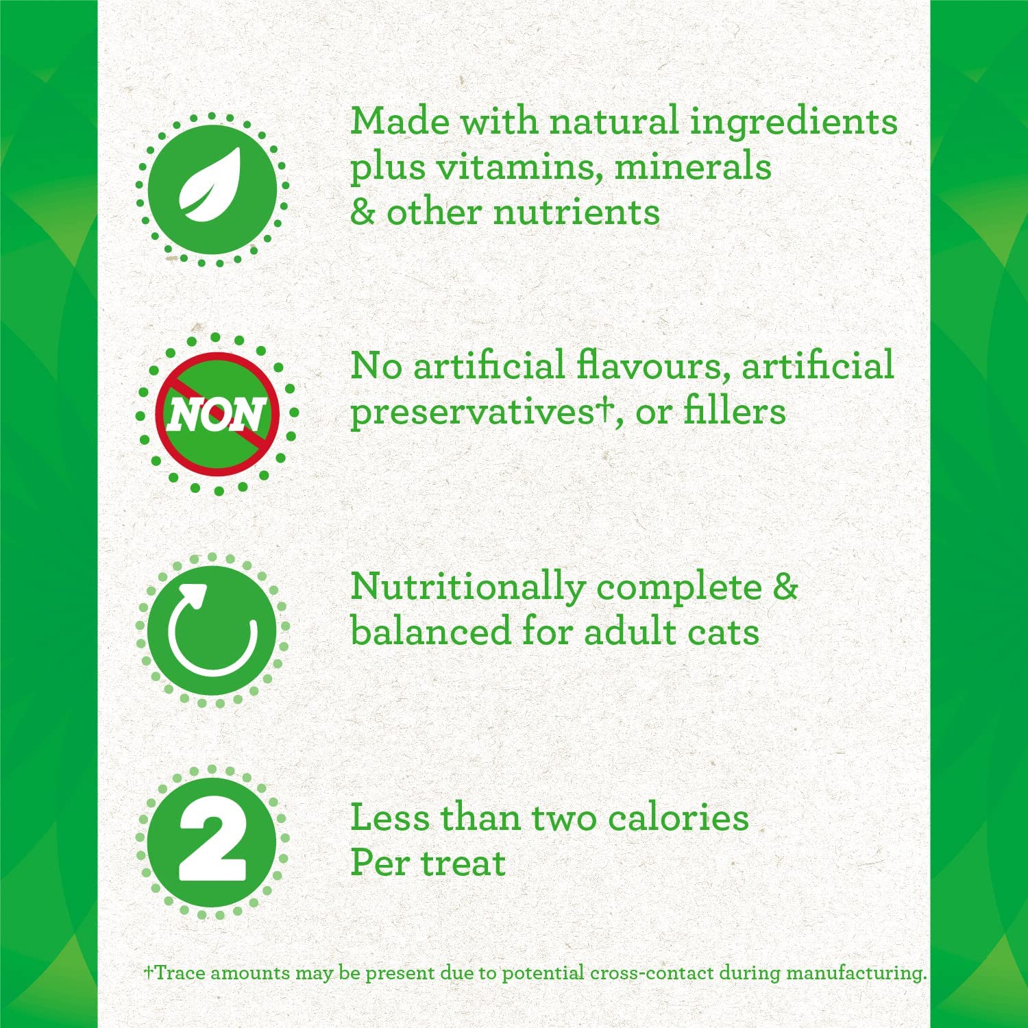 Greenies Feline Dental Treats, saveur de poulet rôti au four, 2,1 oz