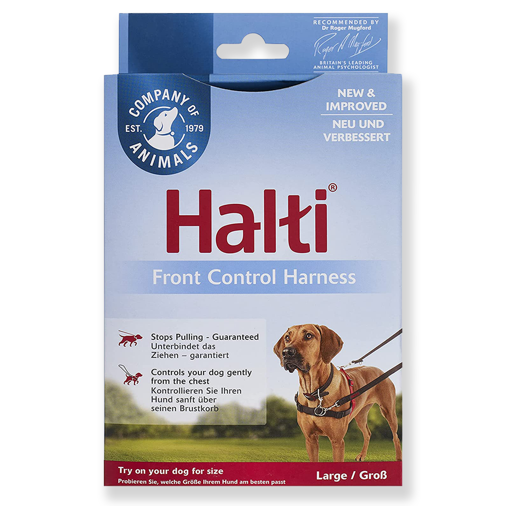 Harnais de commande avant Halti pour arrêter de tirer, grand