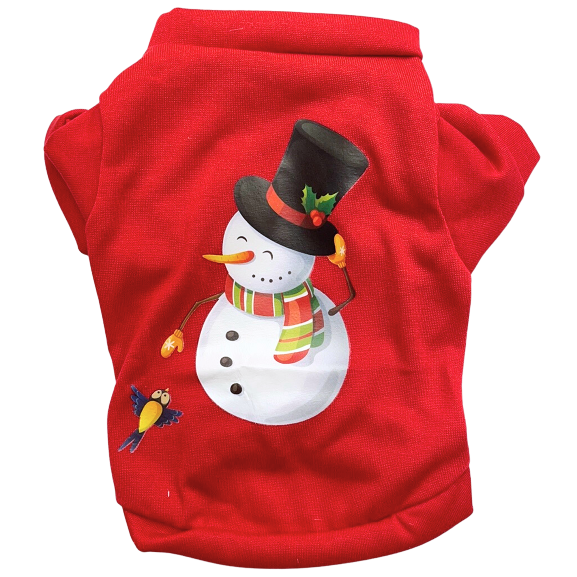 Holiday Snowman Dog T-Shirt