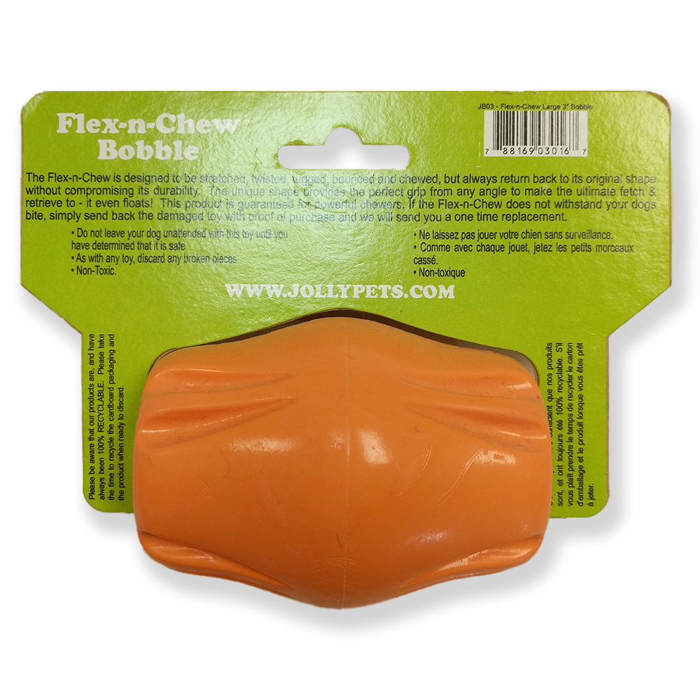 Jolly Pets, Flex-n-Chew Chew Toy, Large Dog, Orange