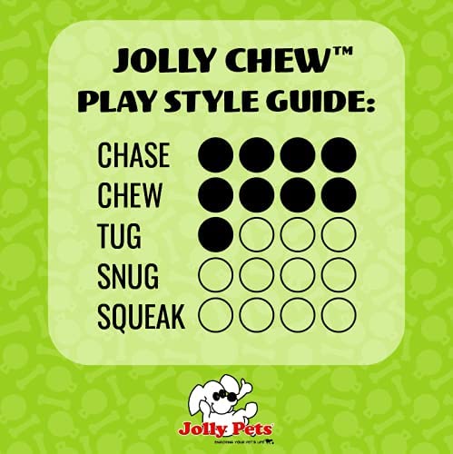 Jolly Pets, jouet à mâcher Flex-n-Chew, petit chien, jaune