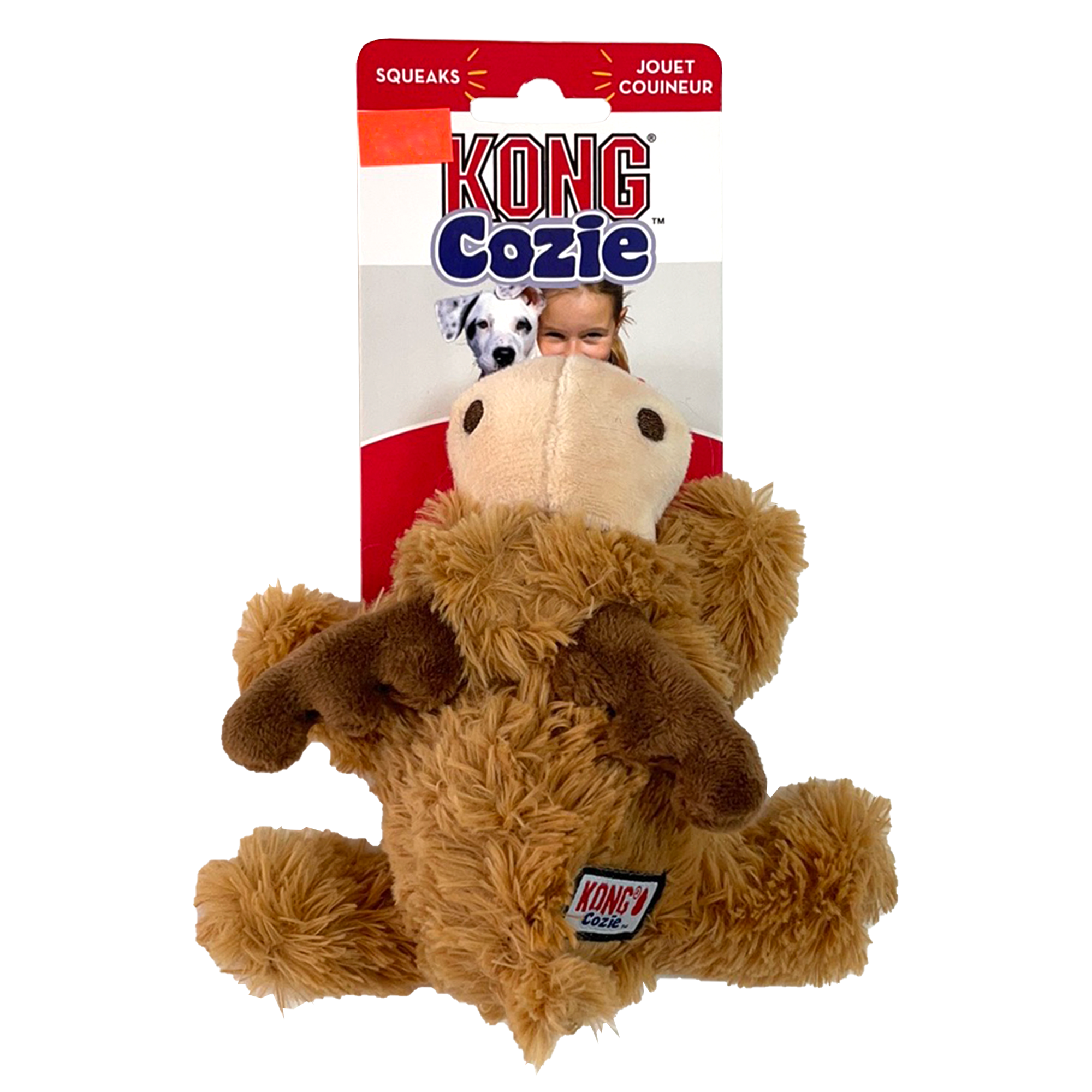 Jouet en peluche pour chien Kong Cozie, Marvin Moose