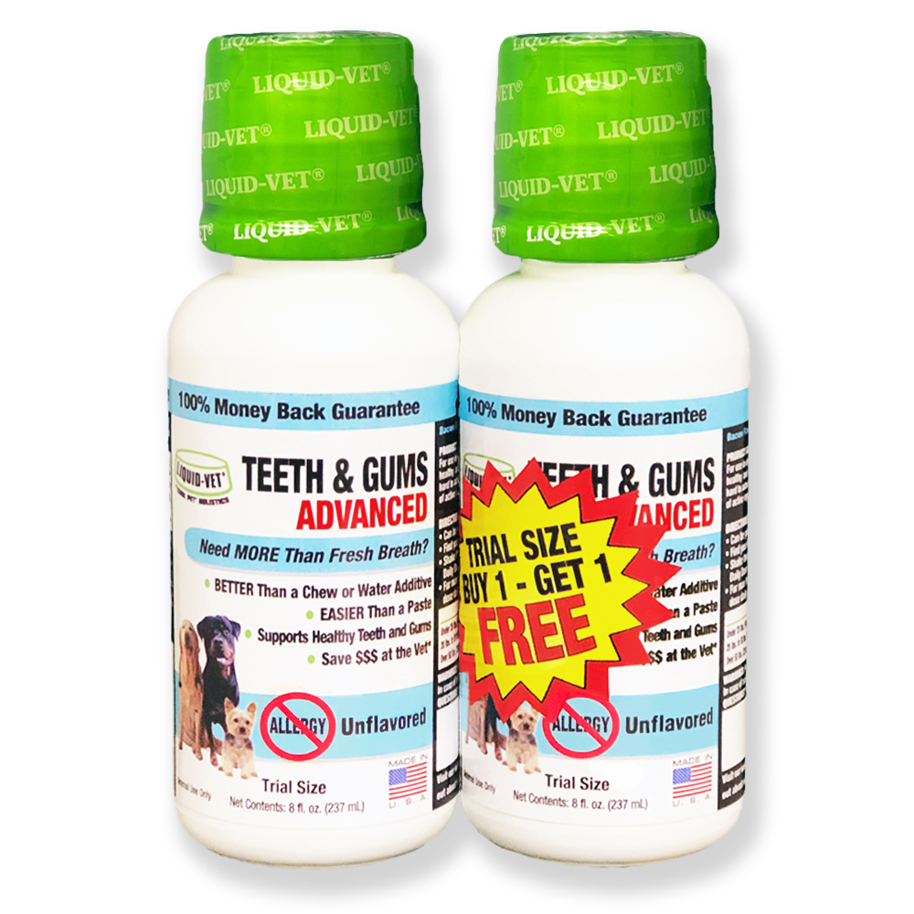 Liquid Vet Teeth & Gums Advanced Supplement Hypoallergenic, 227ml (2 pack)