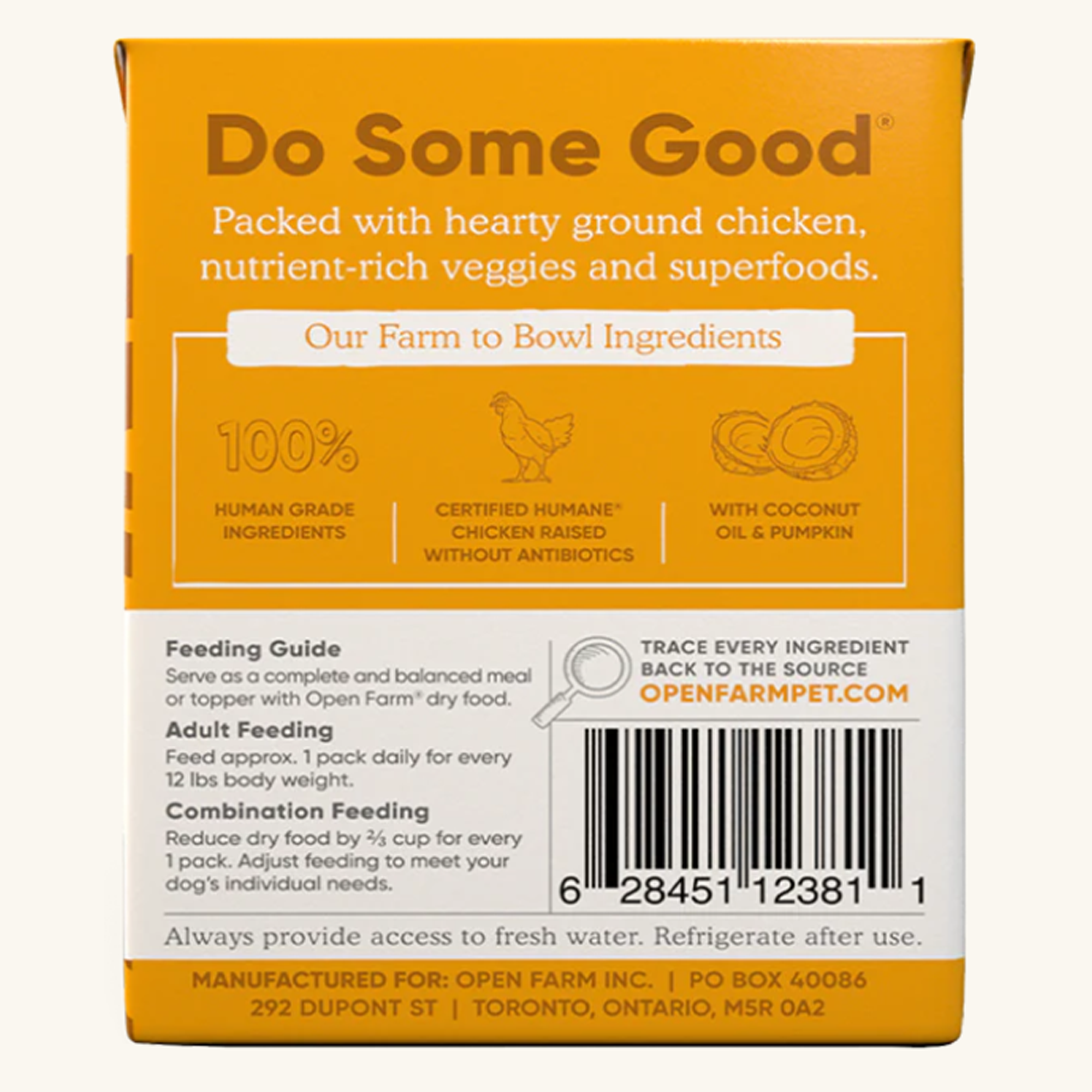 Open Farm Wet Dog Food, Grain & Potato Free, Harvest Chicken Rustic Stew, 12.5oz