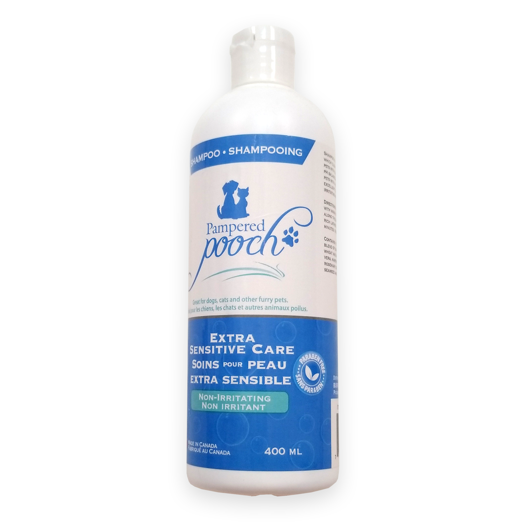 Pampered Pooch Extra Sensitive Care Pet Shampoo for Dogs, Cats & Furry Pets (400ml)