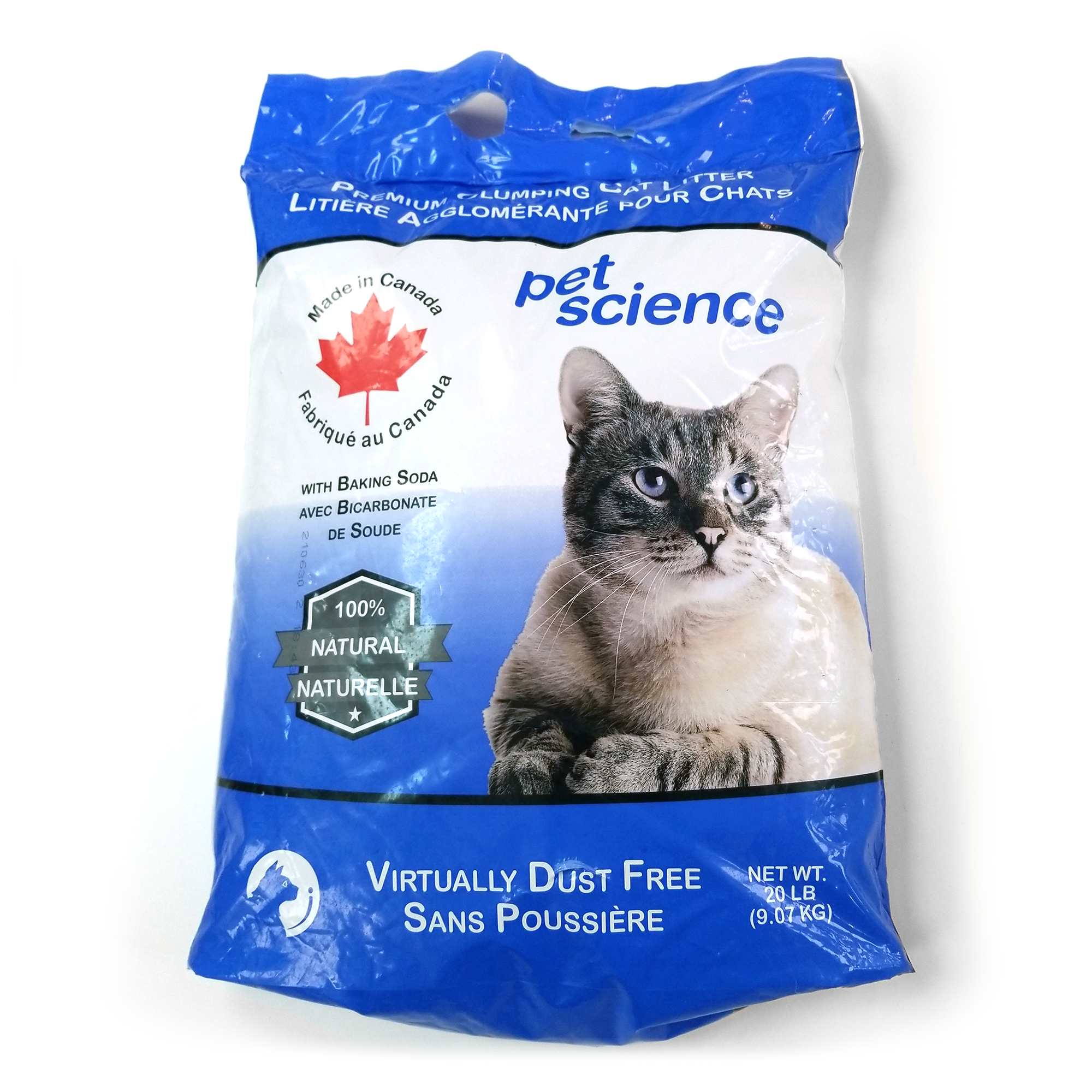 Pet Science Clumping Cat Litter With Baking Soda, 20lb