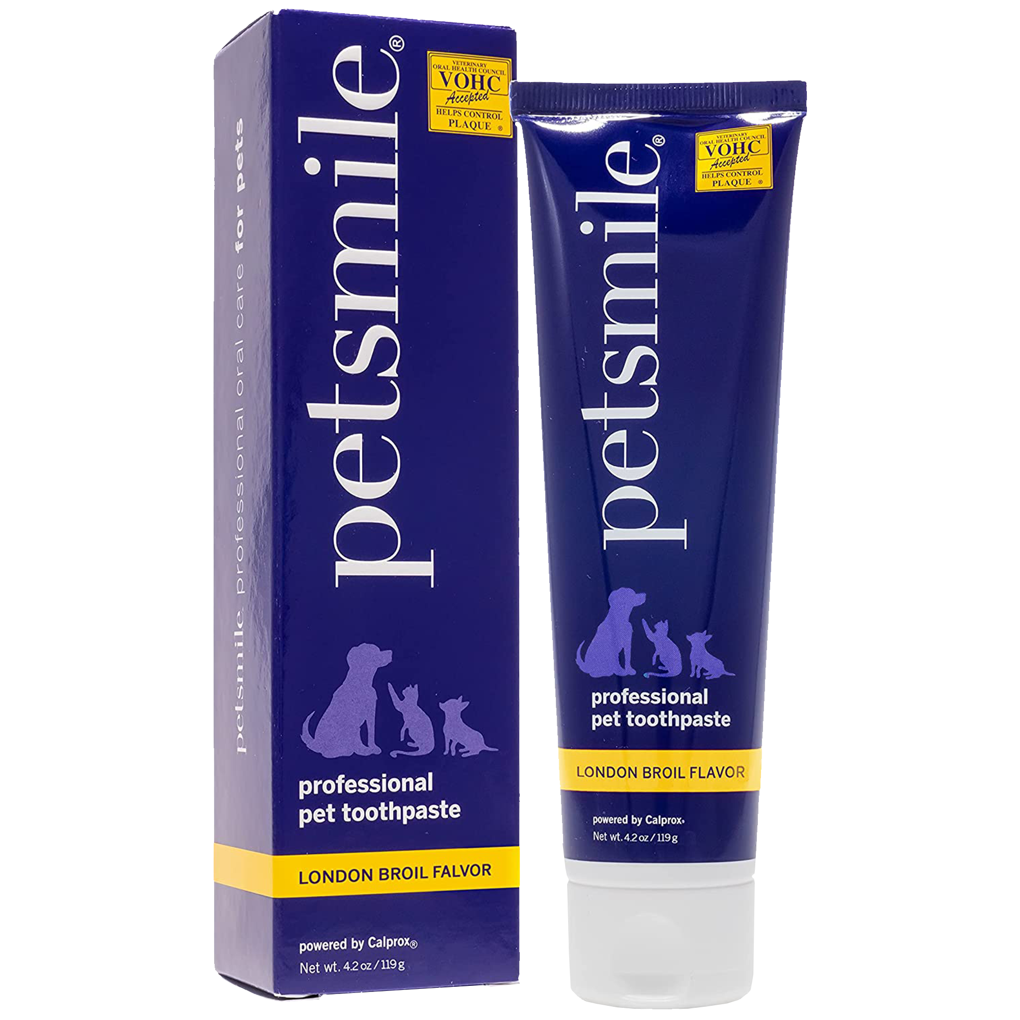 Petsmile Professional Dentifrice pour animaux de compagnie London Broil Saveur (70g)