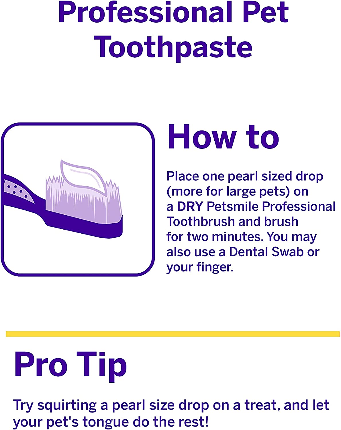 Petsmile Professional Dentifrice pour animaux de compagnie London Broil Saveur (70g)