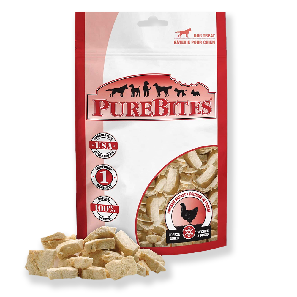 Gâteries à la poitrine de poulet lyophilisée PureBites