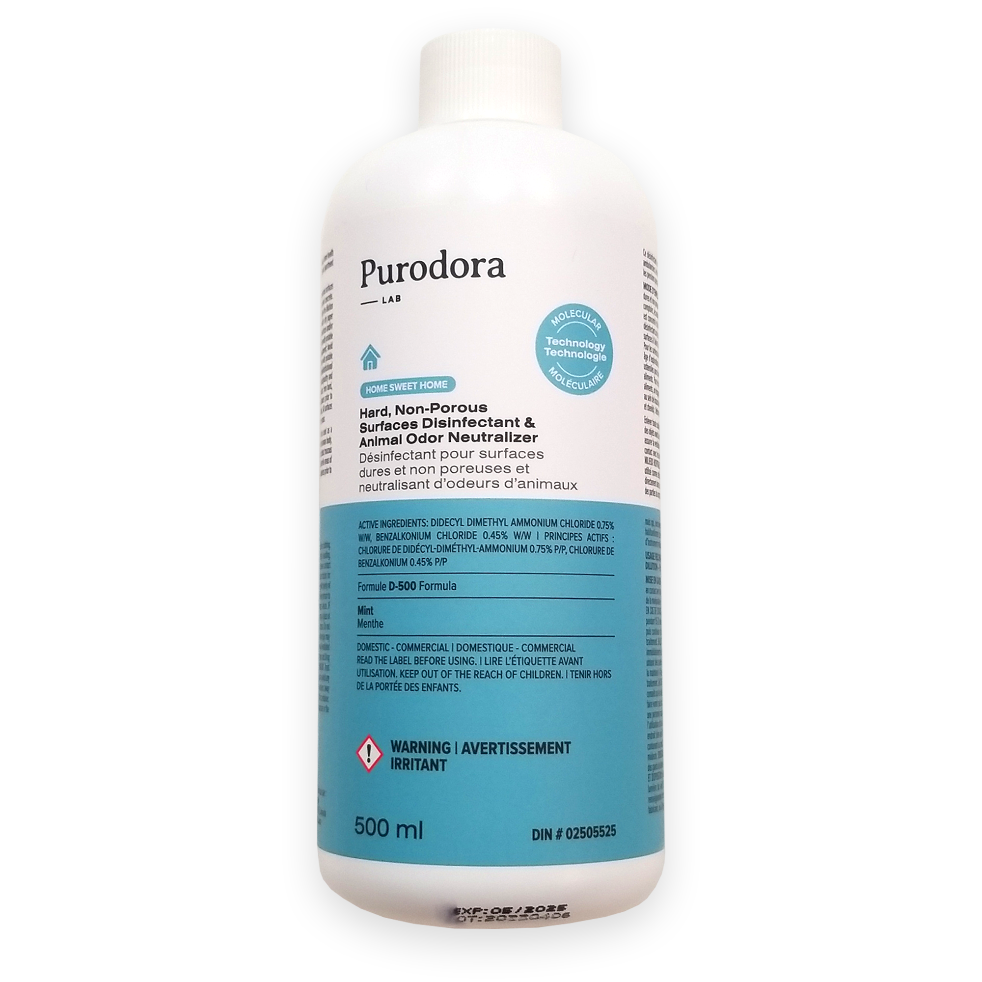 Purodora Hard Non-Porous Surfaces Disinfectant & Animal Odor Neutralizer (500ml)
