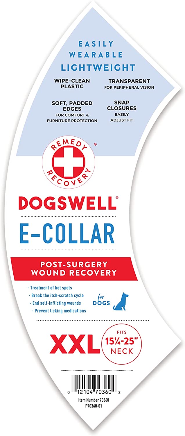 Collier électronique Remedy + Recovery pour chat ou chien, moyen, 6 à 12"