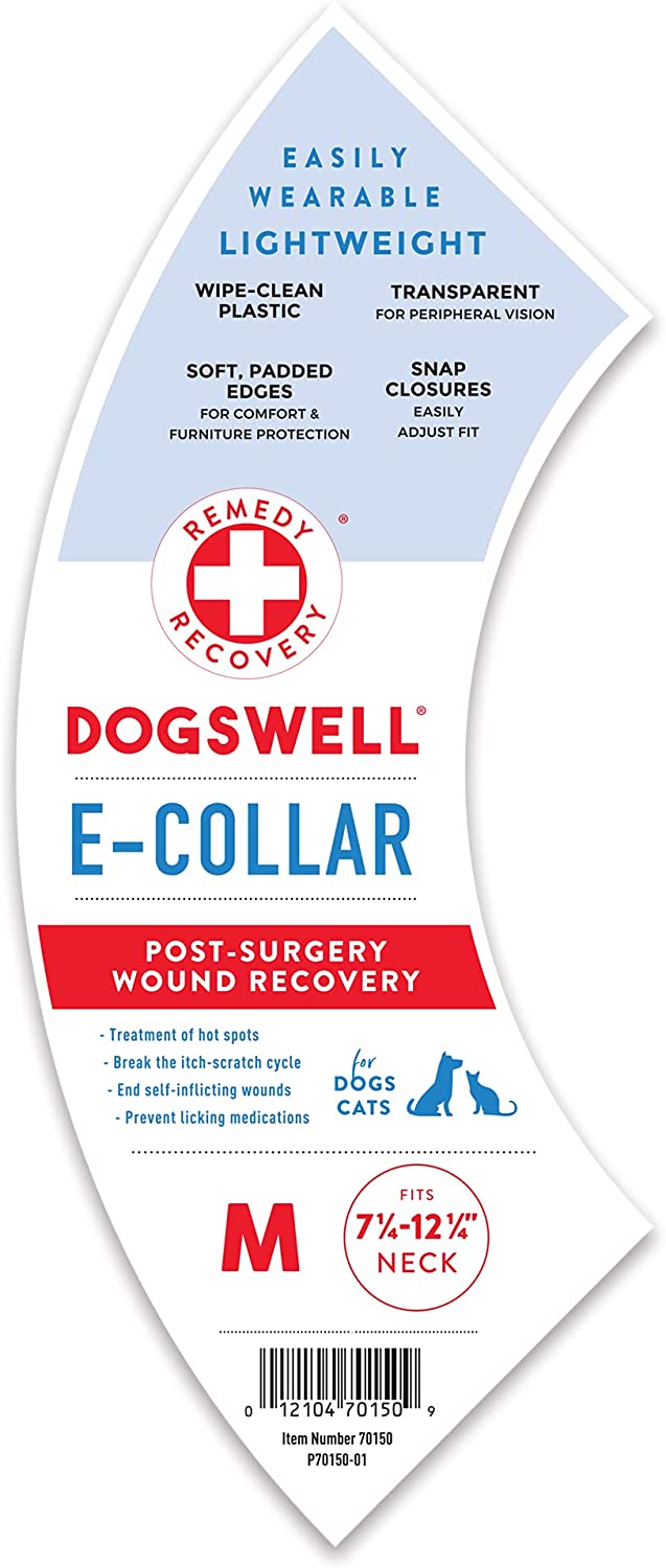 Collier électronique Remedy + Recovery pour chat ou chien, moyen, 6 à 12"