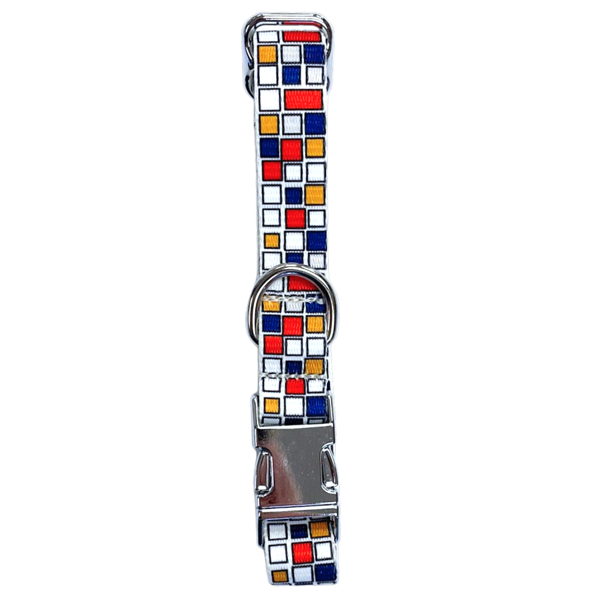 Collier pour chien à motif de boucle en acier facile de style