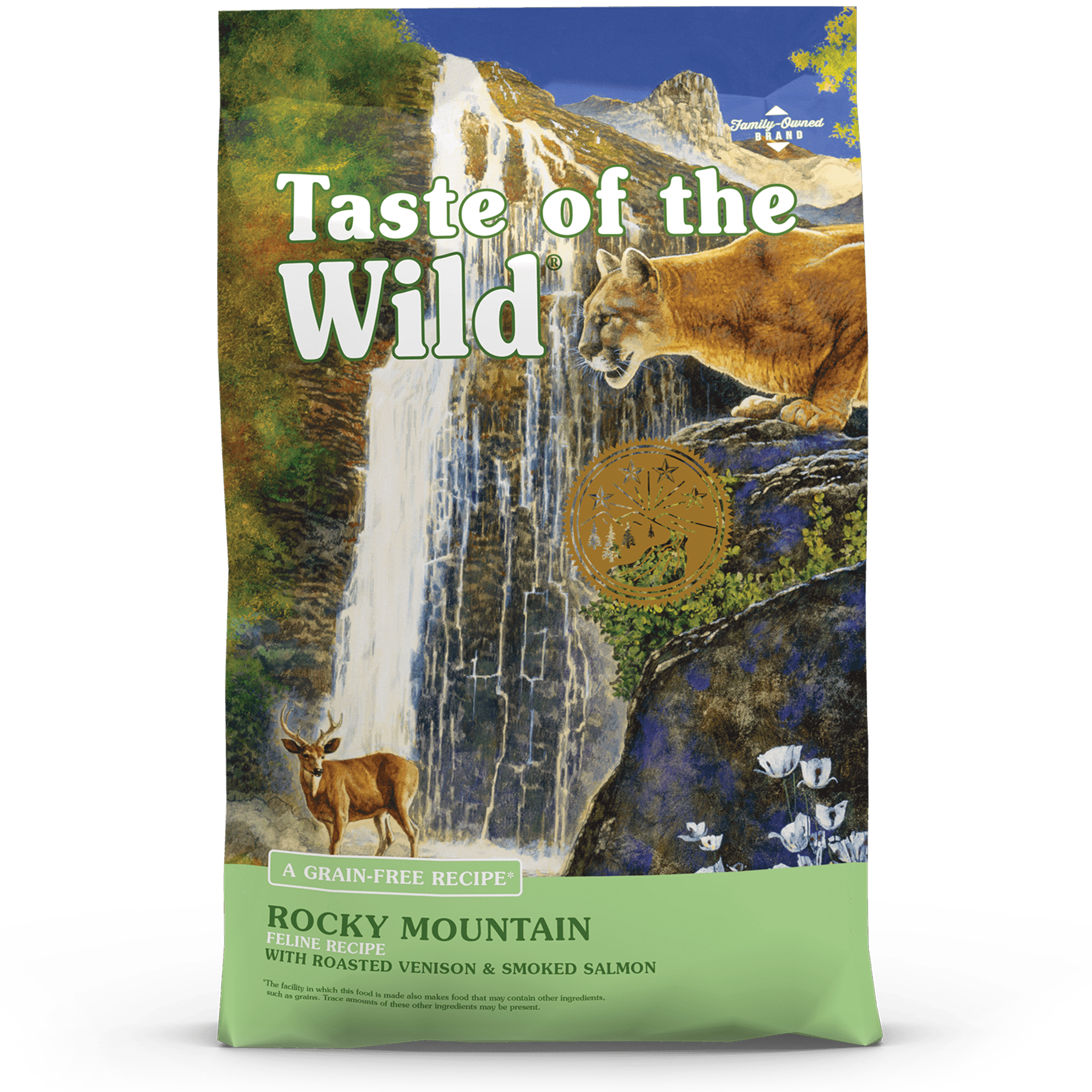 Taste of the Wild Cat Food, sans céréales, recette féline des montagnes Rocheuses, venaison rôtie et saumon fumé