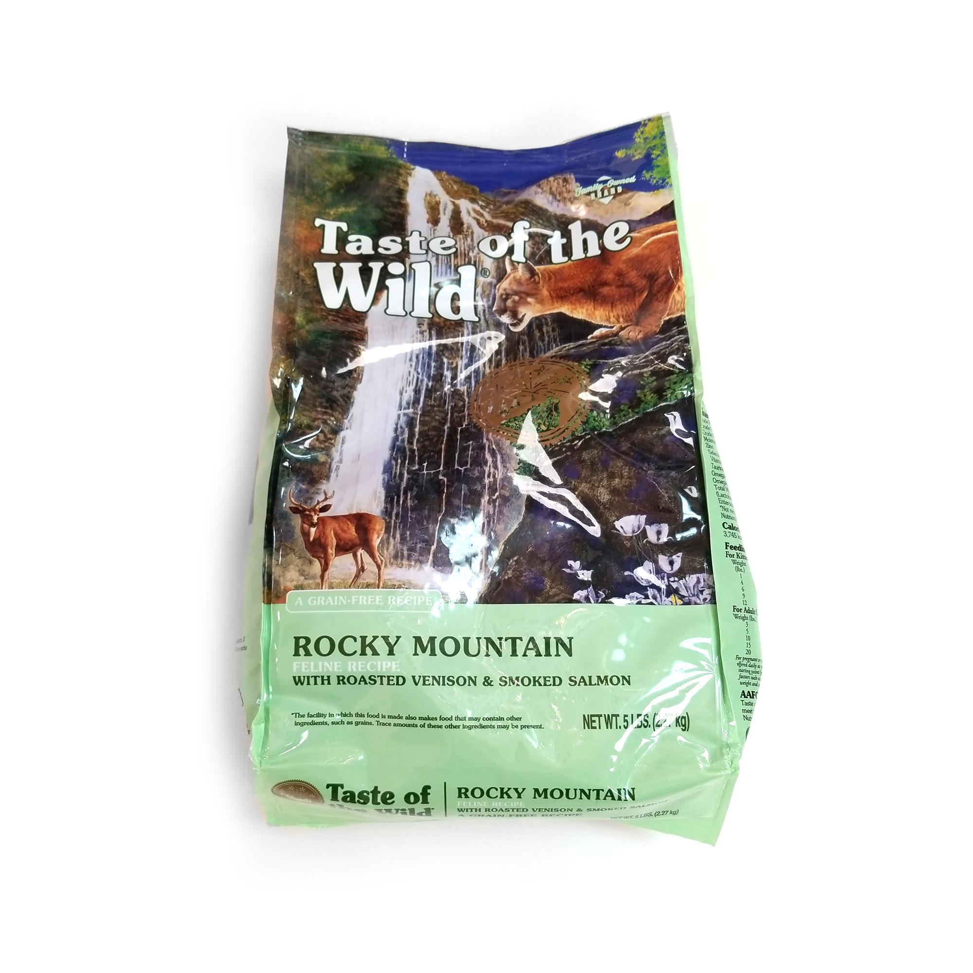 Taste of the Wild Cat Food, sans céréales, recette féline des montagnes Rocheuses, venaison rôtie et saumon fumé