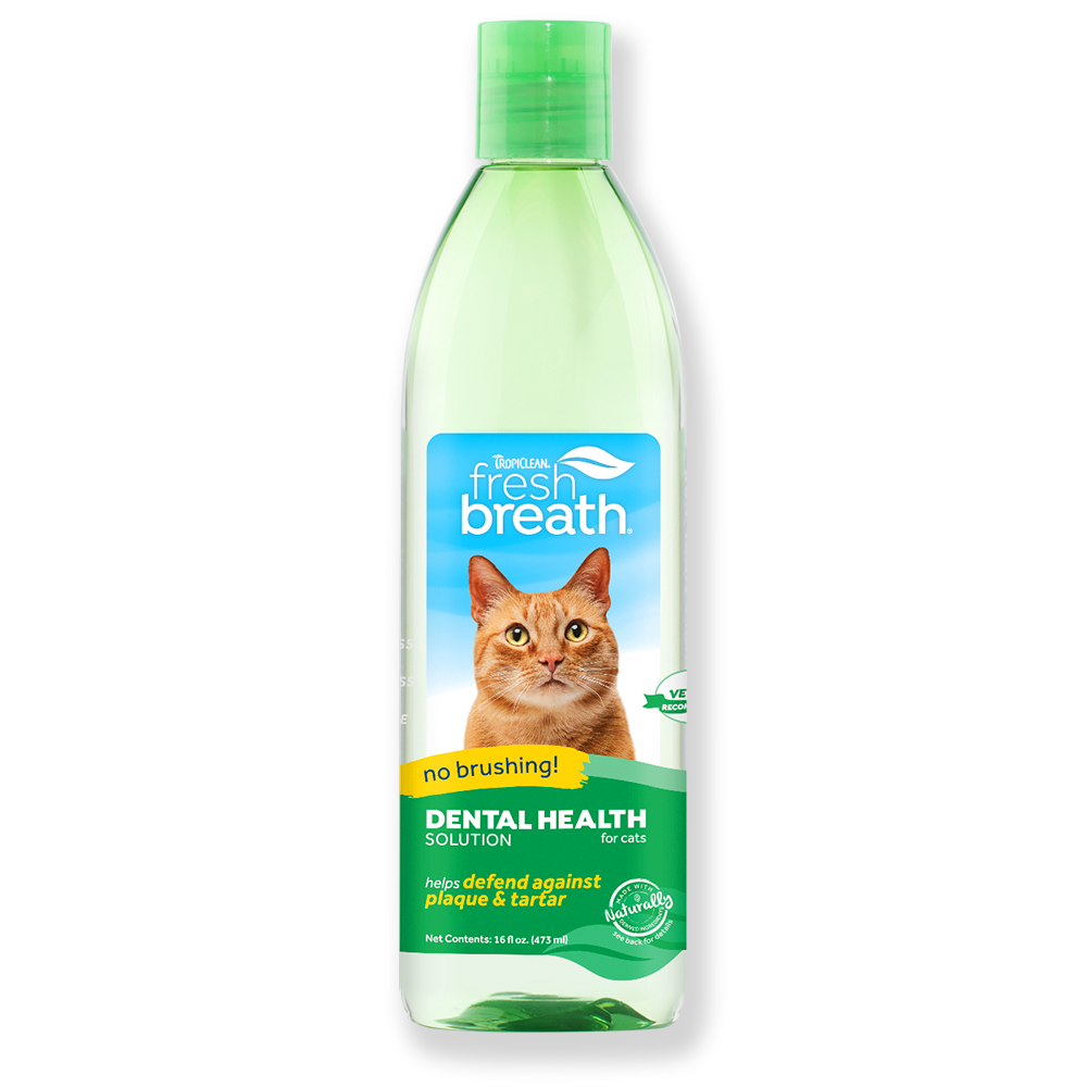 Tropiclean Haleine Fraîche Santé Dentaire Pour Chats (473ml)