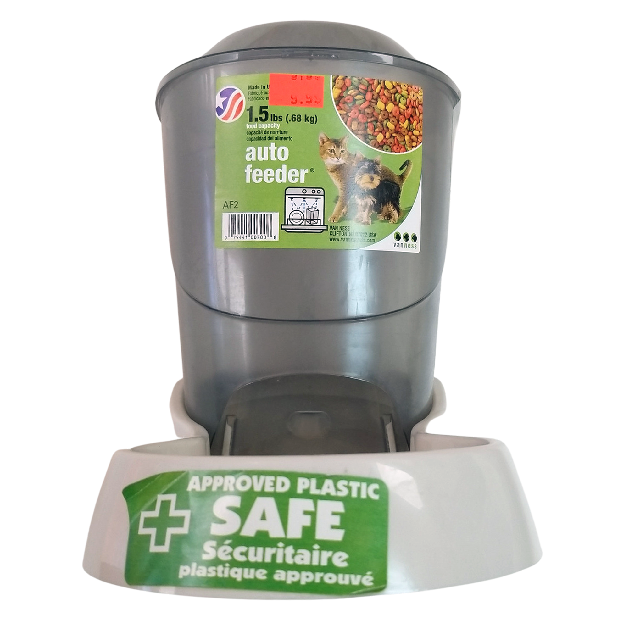 Van Ness Mangeoire automatique pour chats et chiens, 1,5 lb