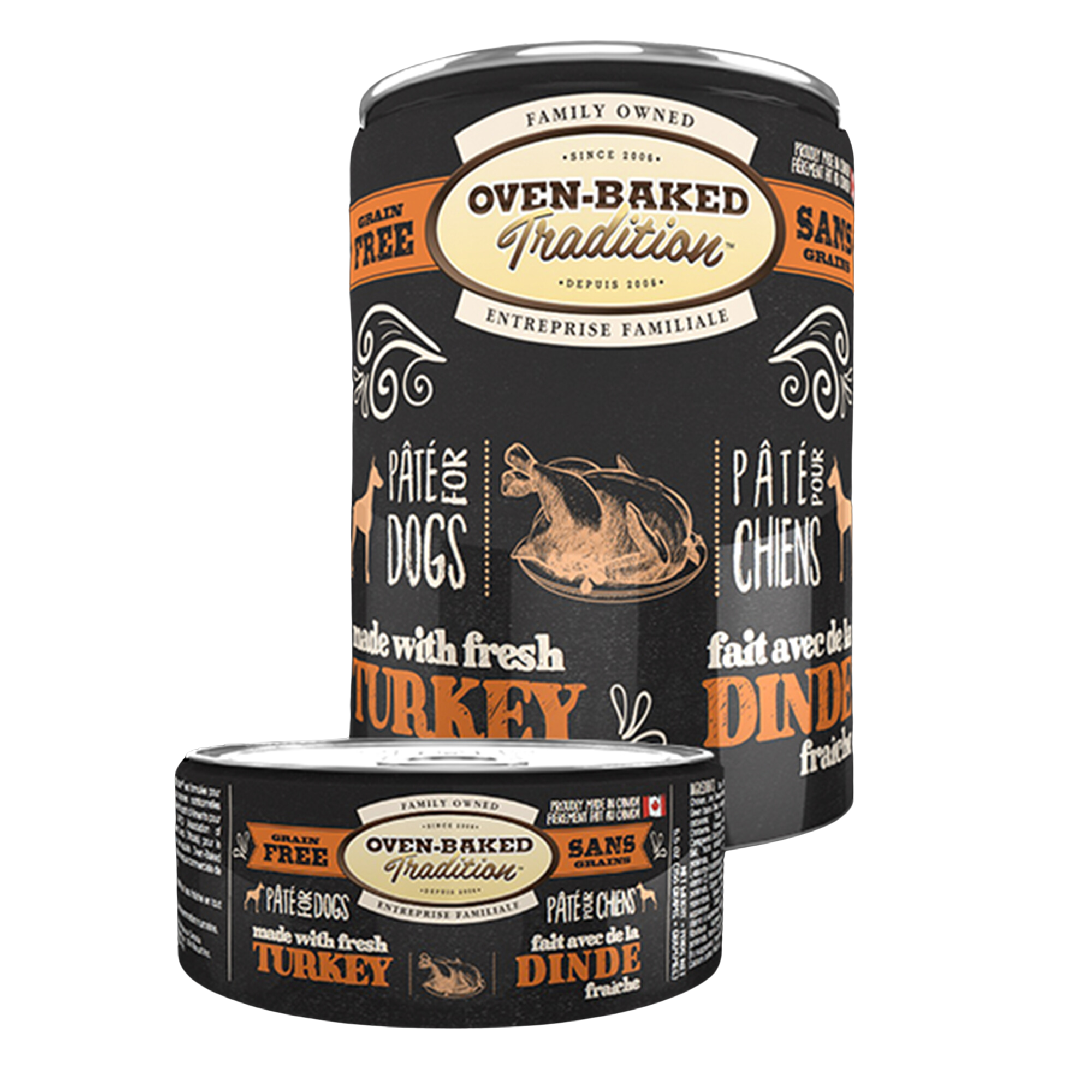 Oven Baked Tradition Dog Food Grain Free Turkey Pate Little