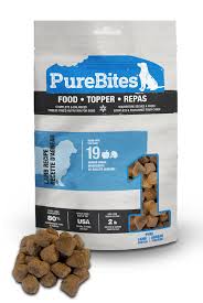 Garniture de nourriture lyophilisée pour chien PureBites, agneau