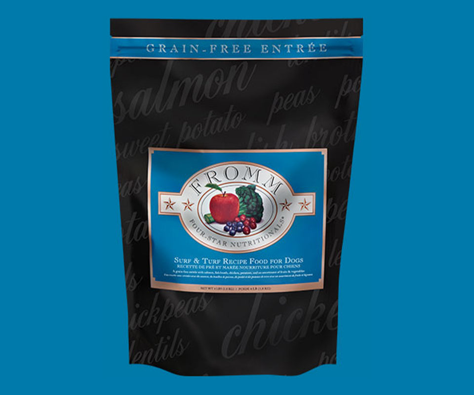 Nourriture pour chiens Fromm Four-Star Nutritionals, sans céréales, recette Surf & Turf