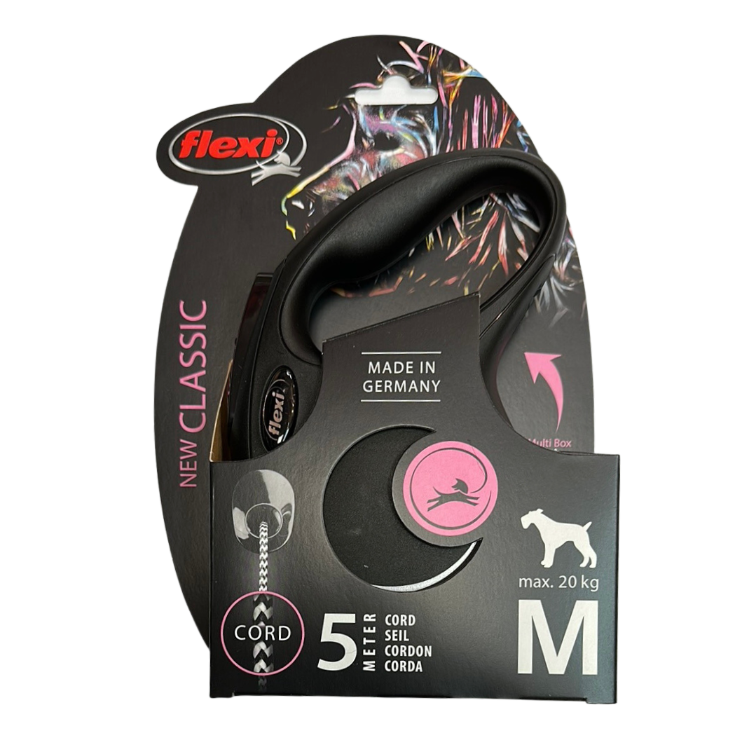 Flexi Classic Black (Corded), Medium