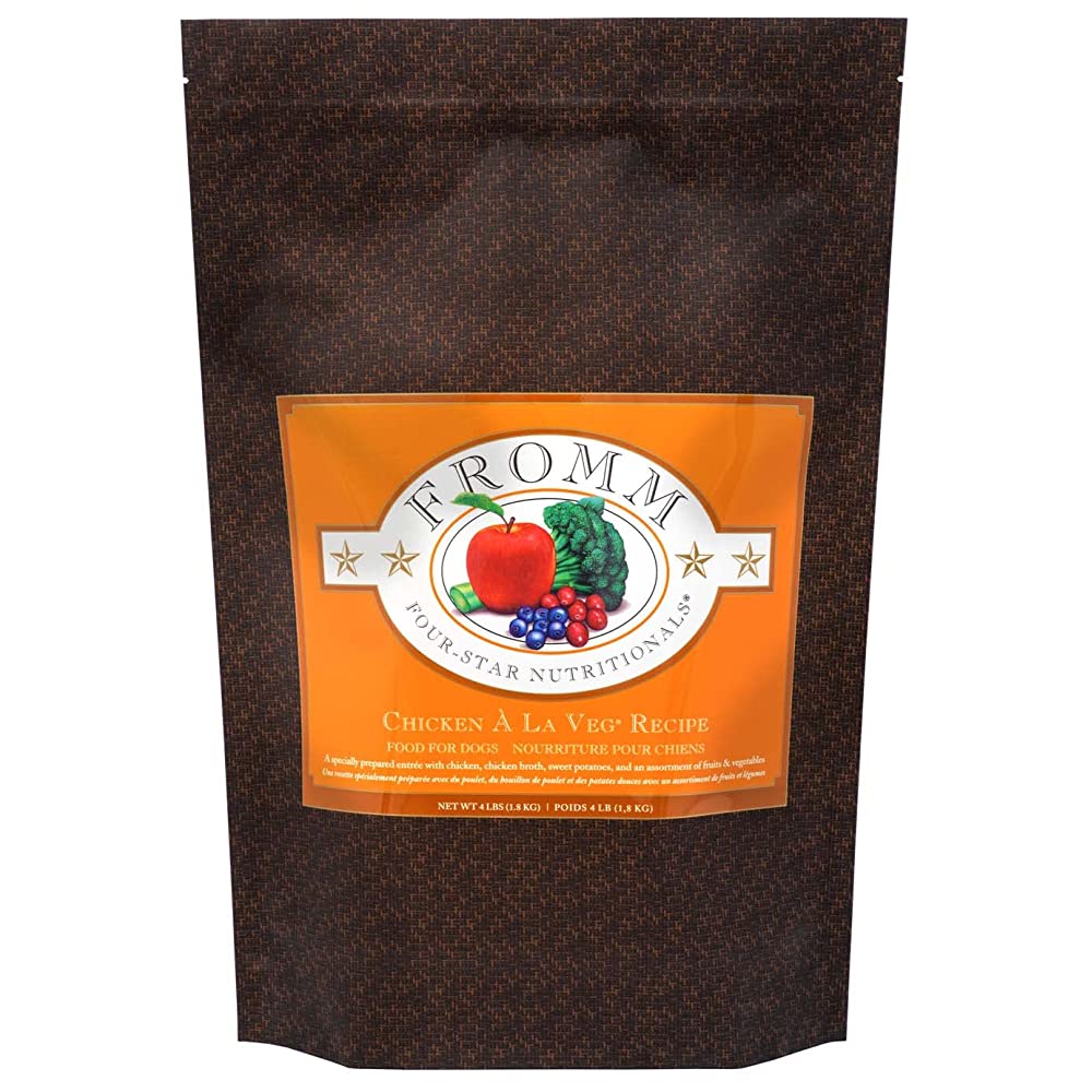 Fromm Four-Star Nutritionals Nourriture pour chien, recette de poulet à la végétarienne, 1,8 kg