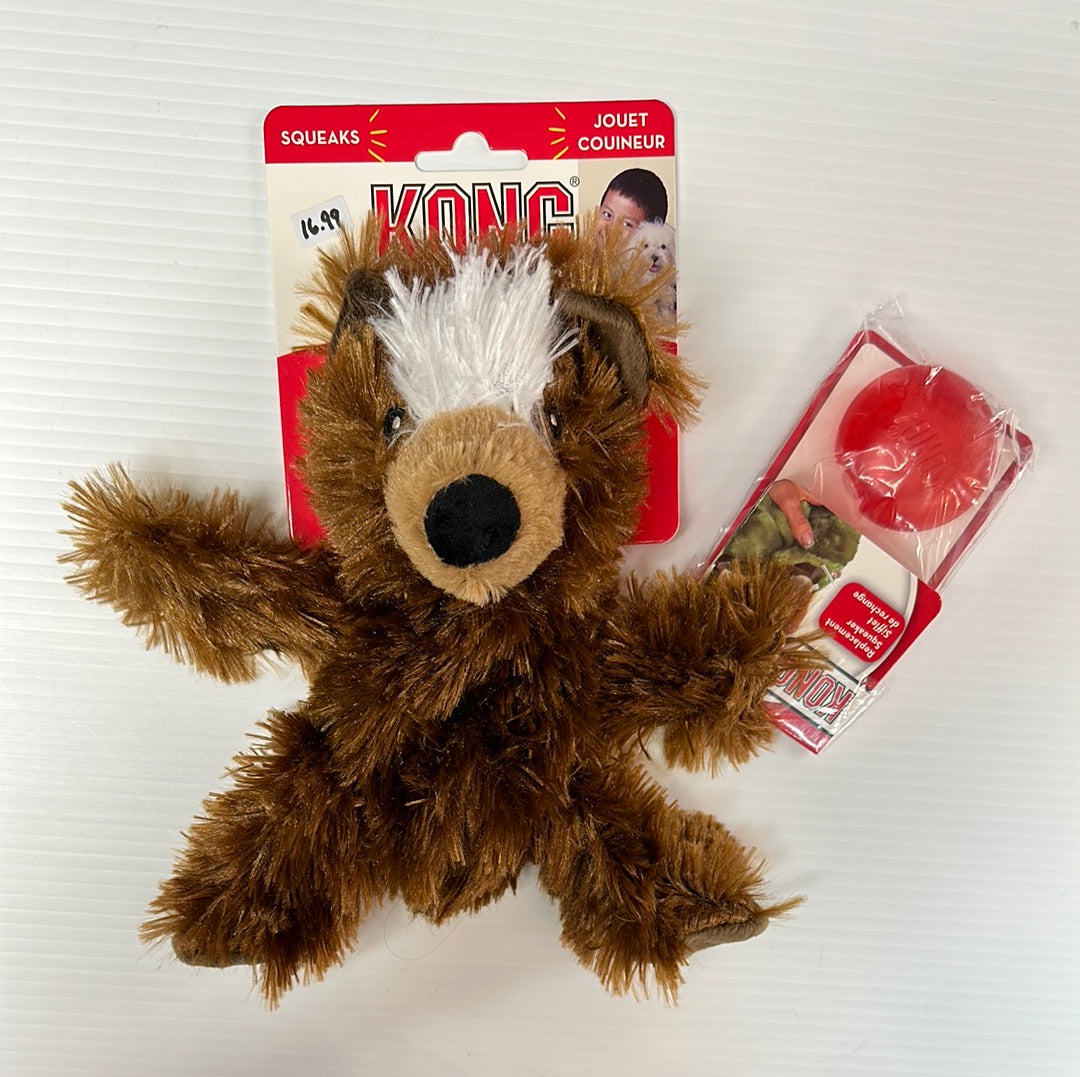 Kong Dr. Noyz Dog Toy, Bear Medium