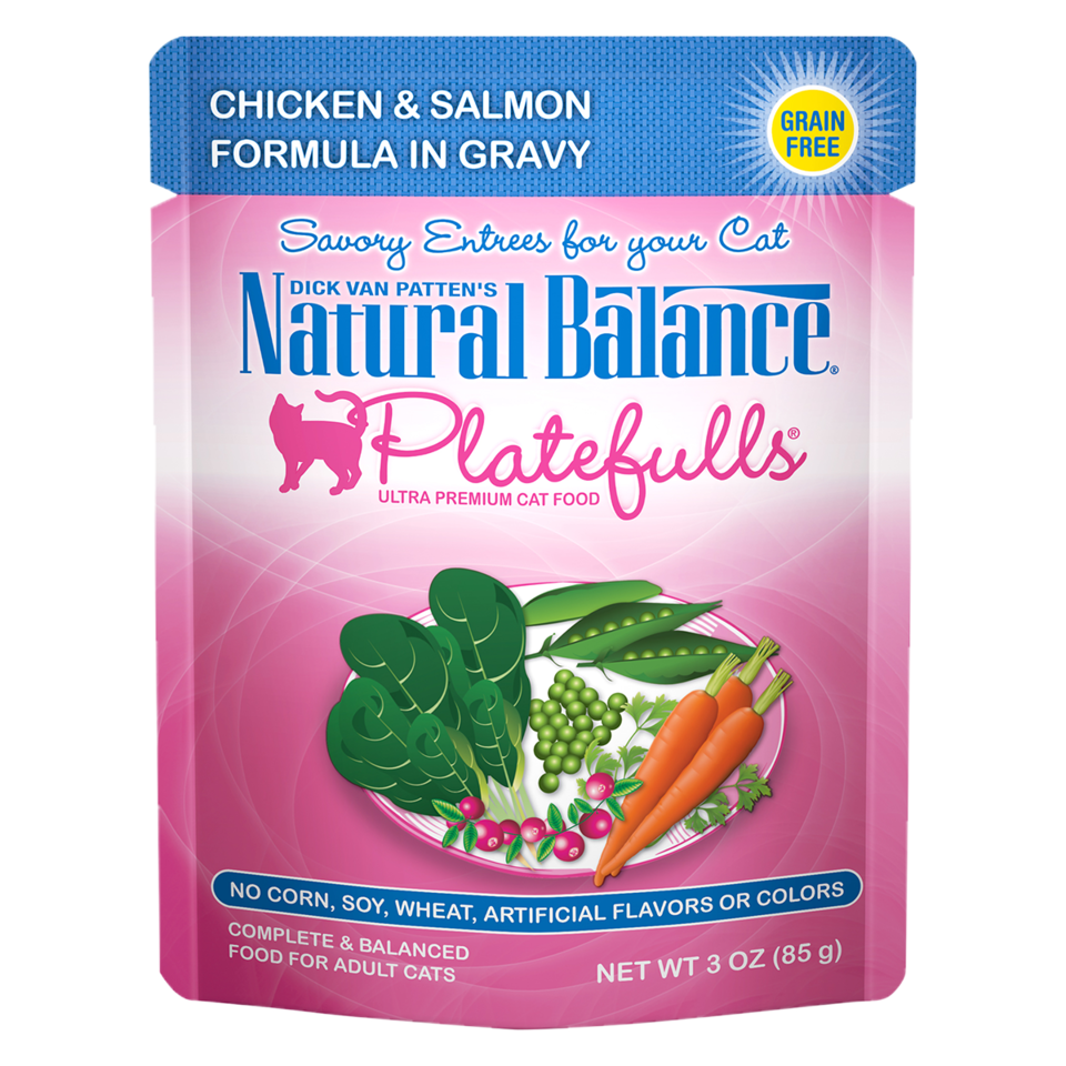 Formule au poulet et au saumon Natural Balance Platefulls® en sauce