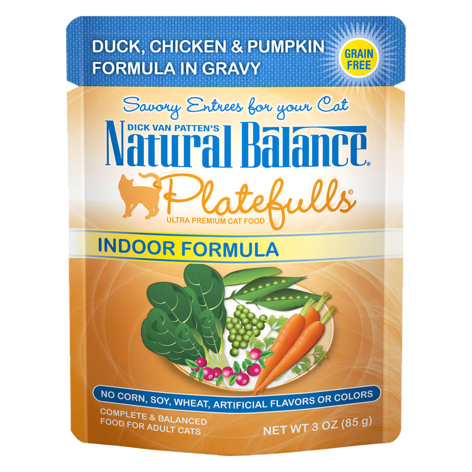 Formule d'intérieur au canard, au poulet et à la citrouille Natural Balance Platefulls® en sauce